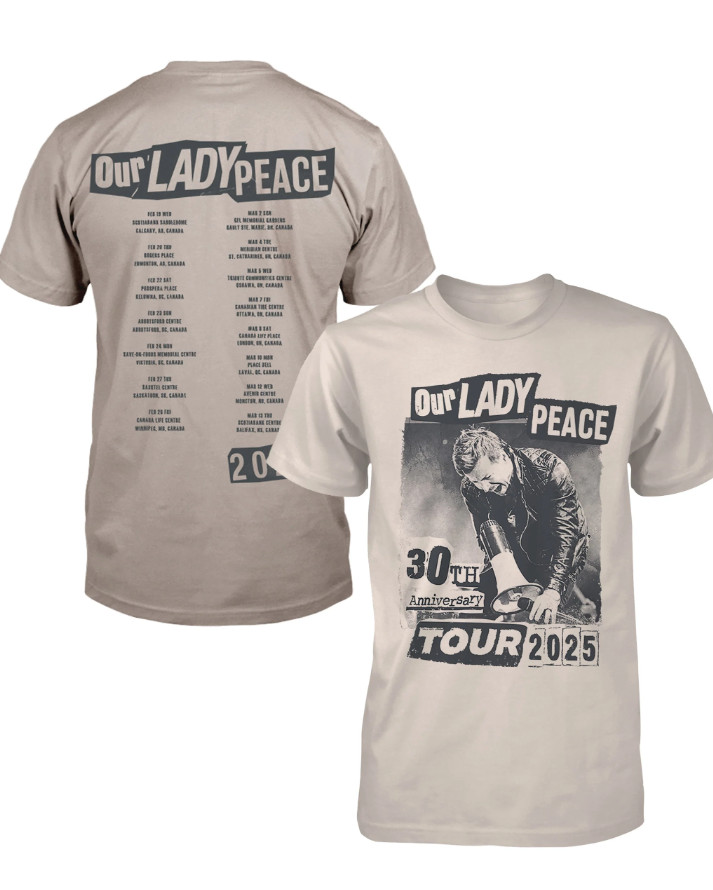 2 Sided Our Lady Peace Band Sand Reprint T-Shirt S To 5XL WA908 gallery