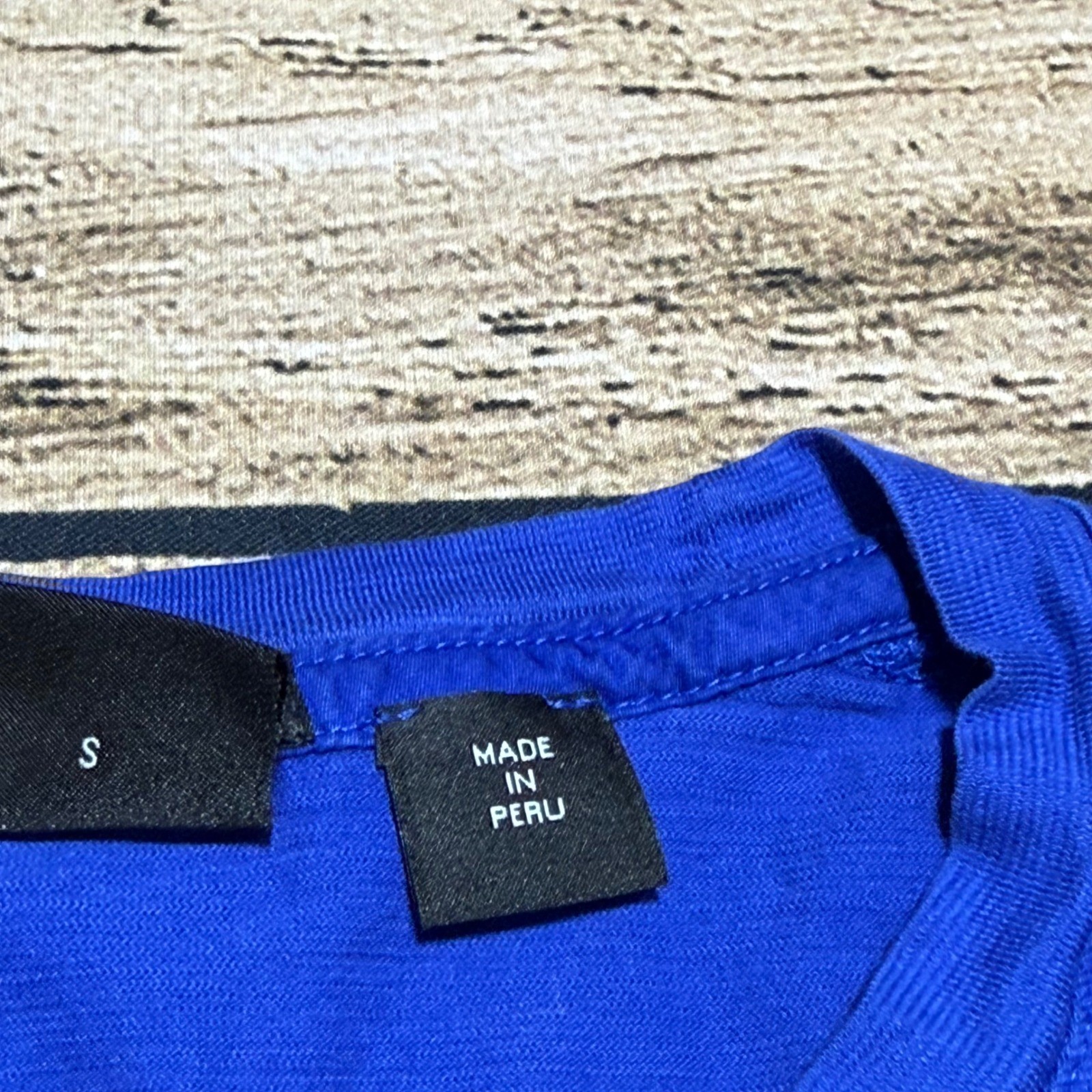 Hugo Boss Long Sleeve T-Shirt Mens Small Blue Slim Fit Mercerized Cotton Tee gallery