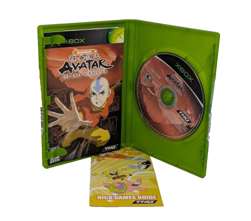Avatar The Last Airbender (Microsoft XBOX 2006) Complete with Manual Nickelodeon