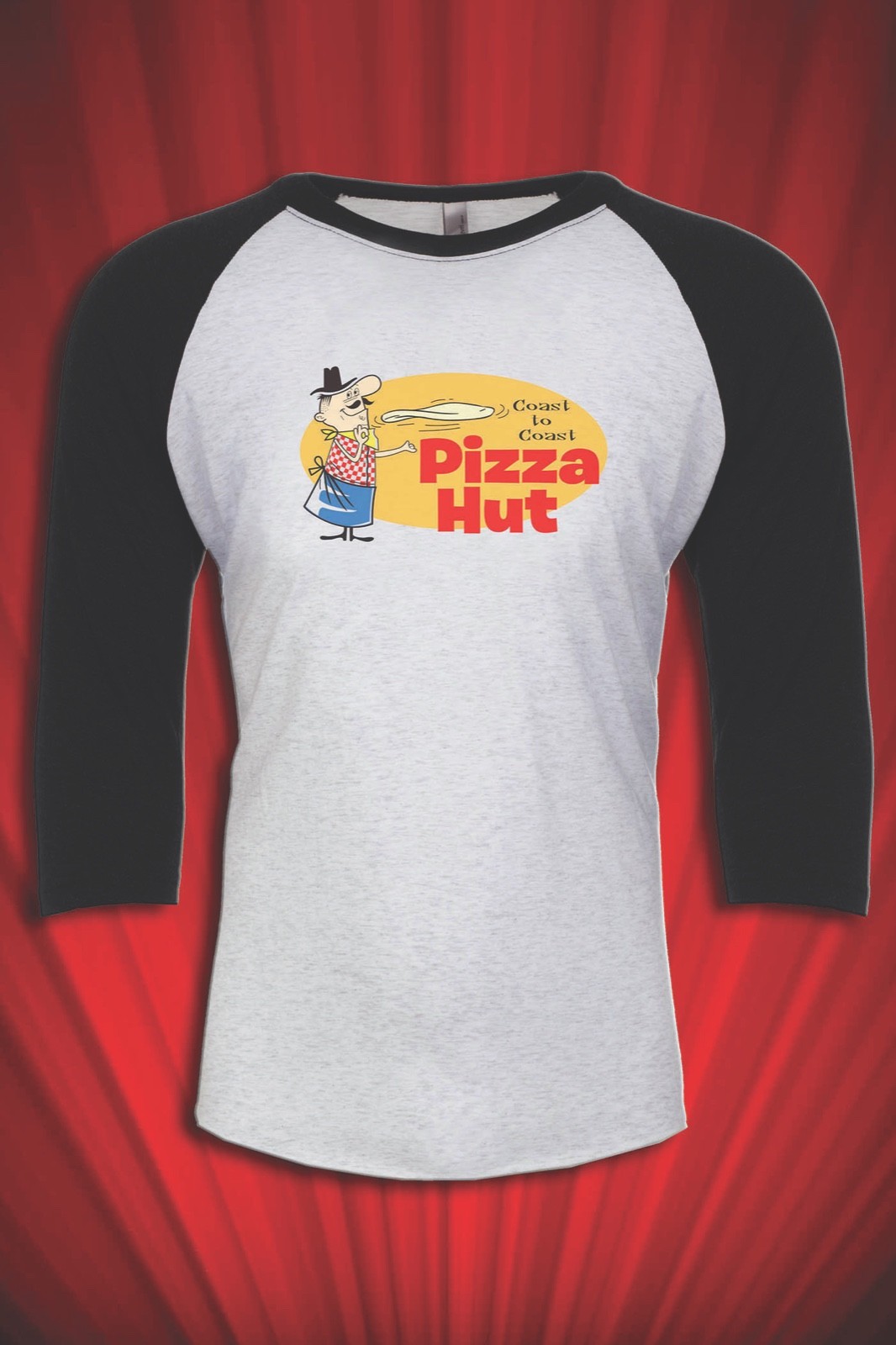 Pizza Hut Pete 1970s restaurant Tee T-SHIRT FREE SHIP USA Fast Food gallery