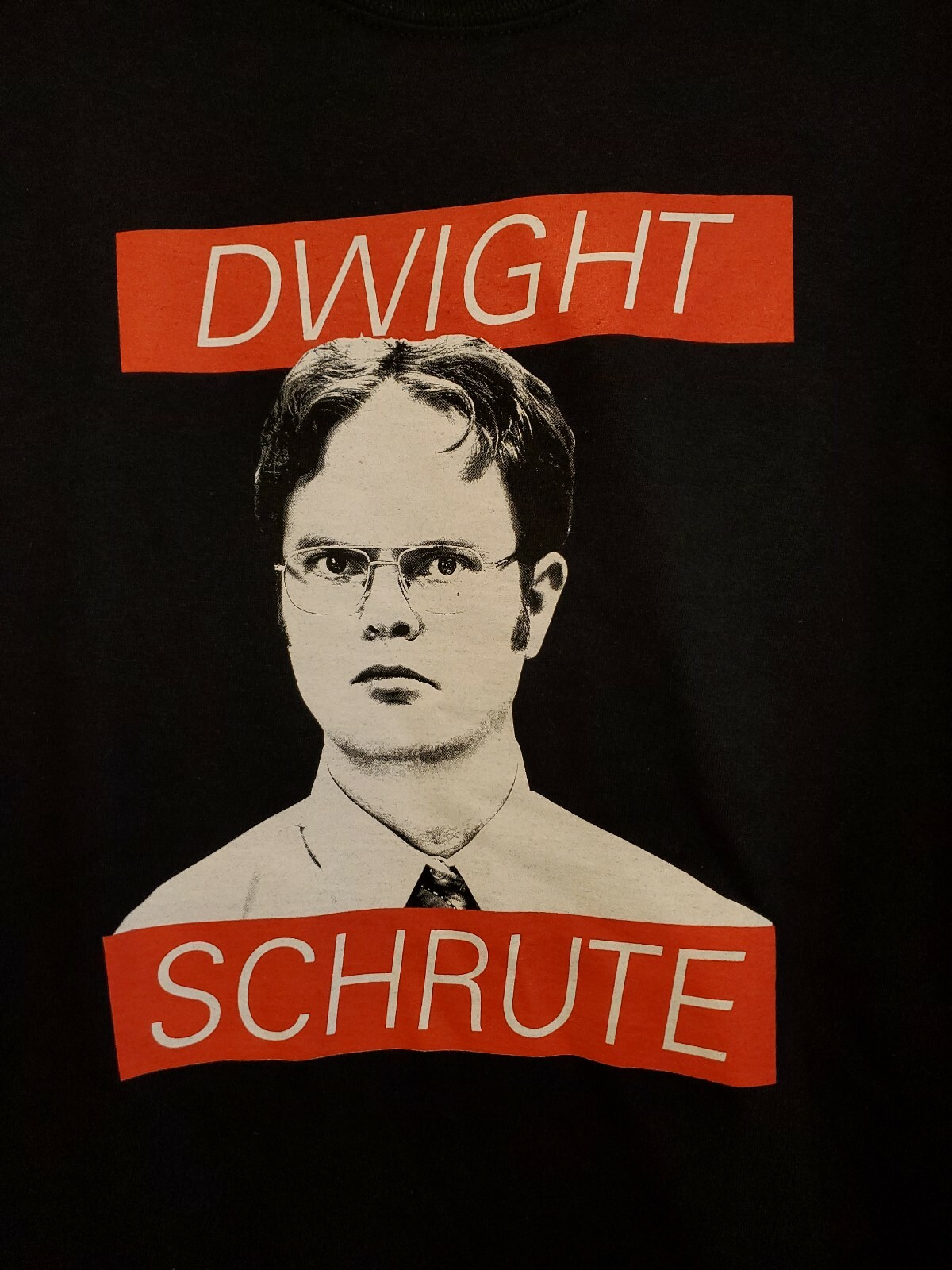 New The Office Dwight Schrute Portrait Long Sleeve Mens Medium T-Shirt gallery