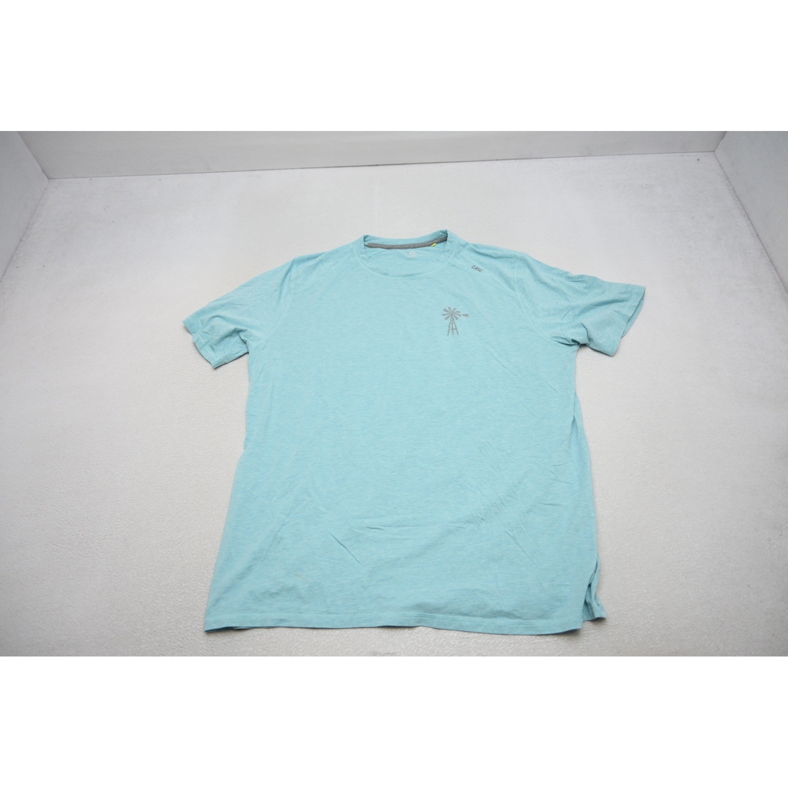 tasc Performance T-Shirt Mens XXL Light Blue Windmill Graphic Athletic Excellent gallery