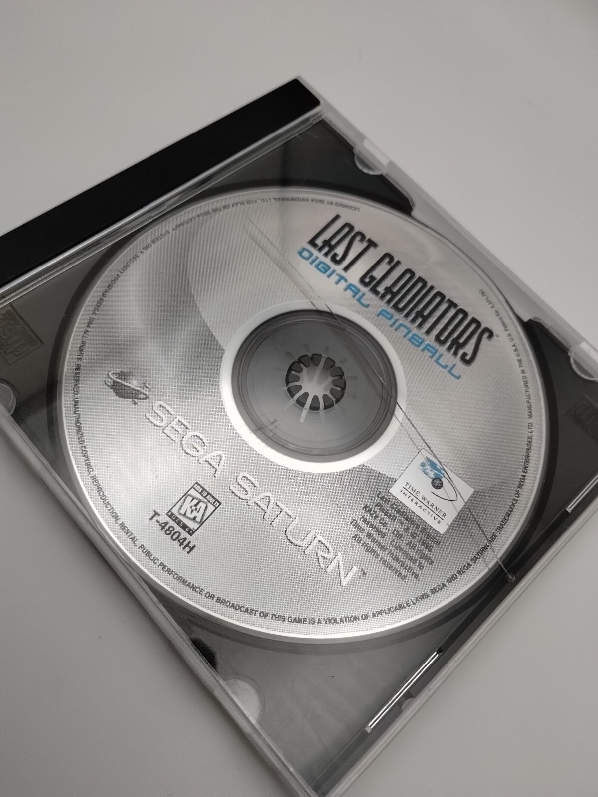 Last Gladiators: Digital Pinball, Sega Saturn, Case and Disc only Authentic!