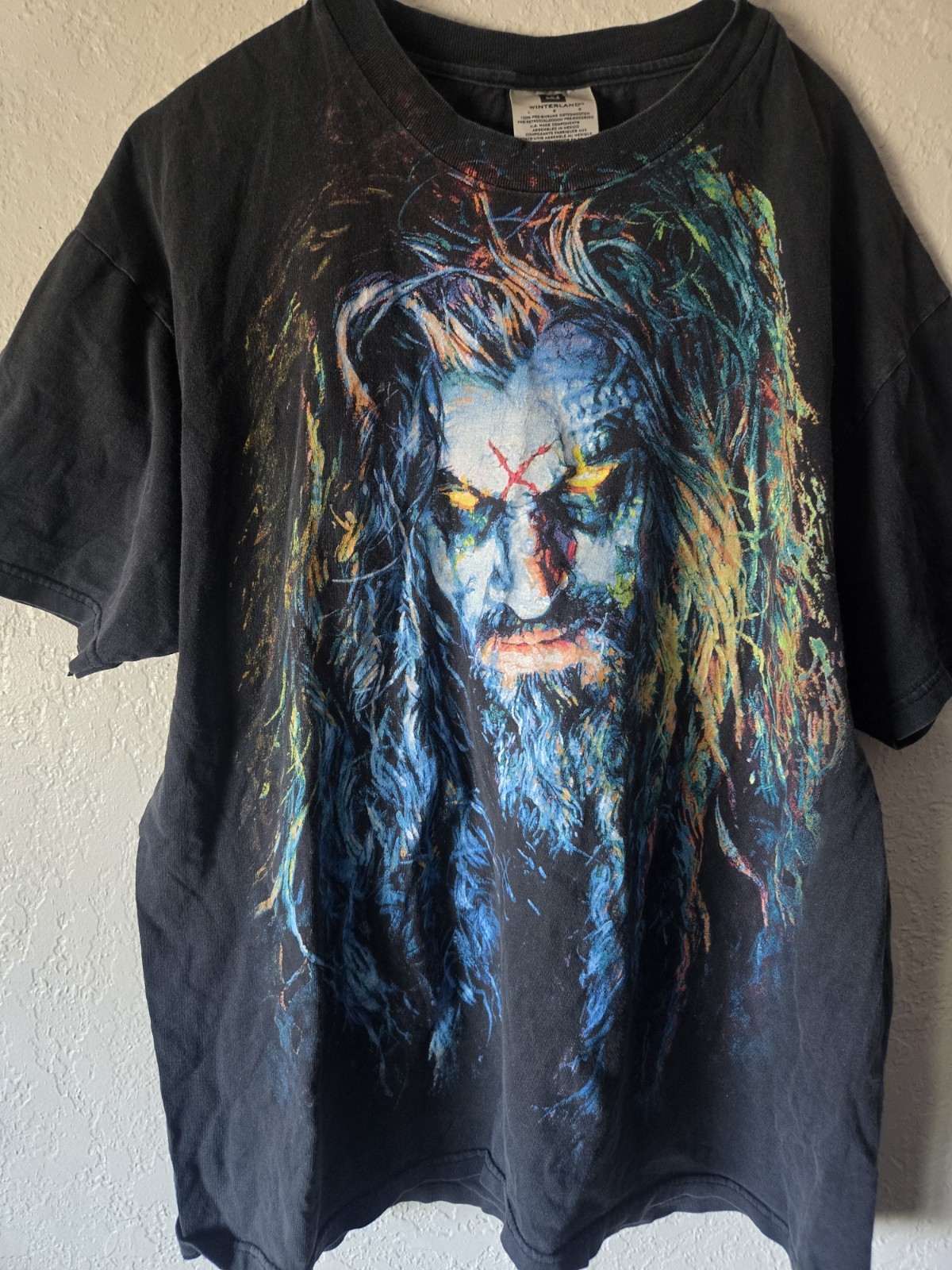 Vintage 90’s Rob Zombie 100% Hardcore T-Shirt Large Winterland