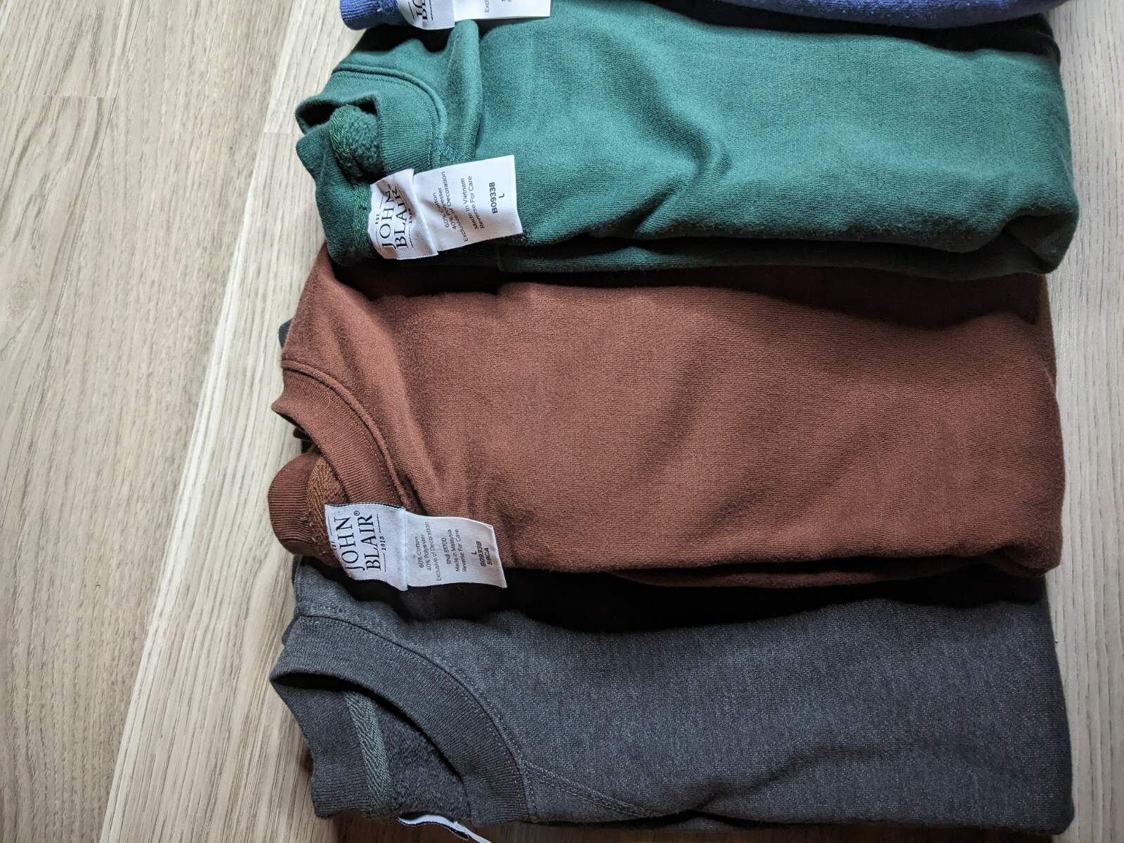 Mens Fleece t shirt 3 pack (one free) 4 total