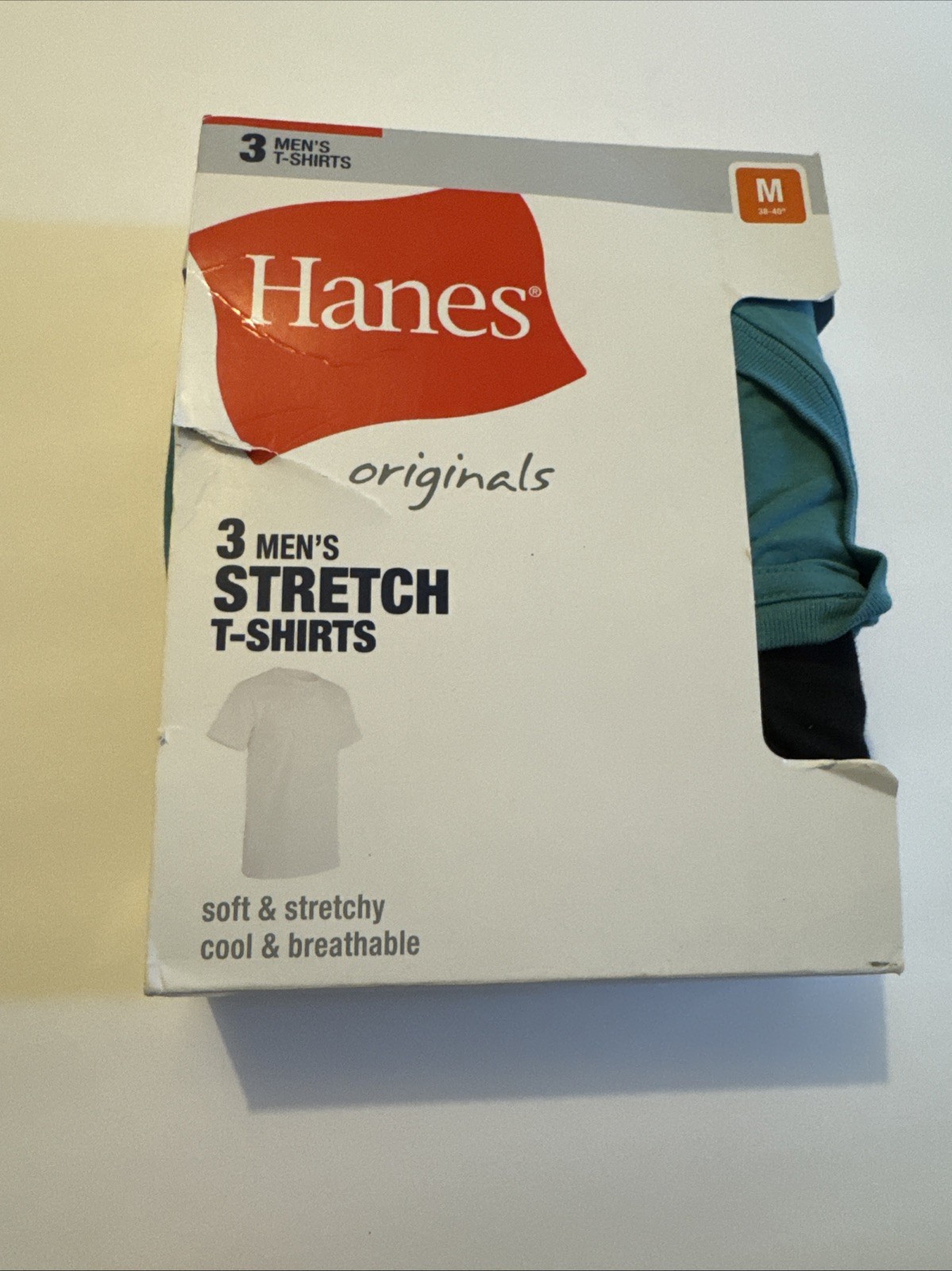 3 Men’s Hanes Stretch T Shirt Cool Breathable gallery