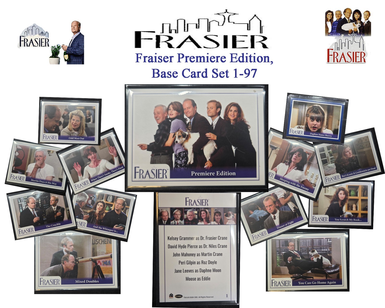 2026 Fraiser Premiere Edition, Base Card Set 1-97, You Chose!