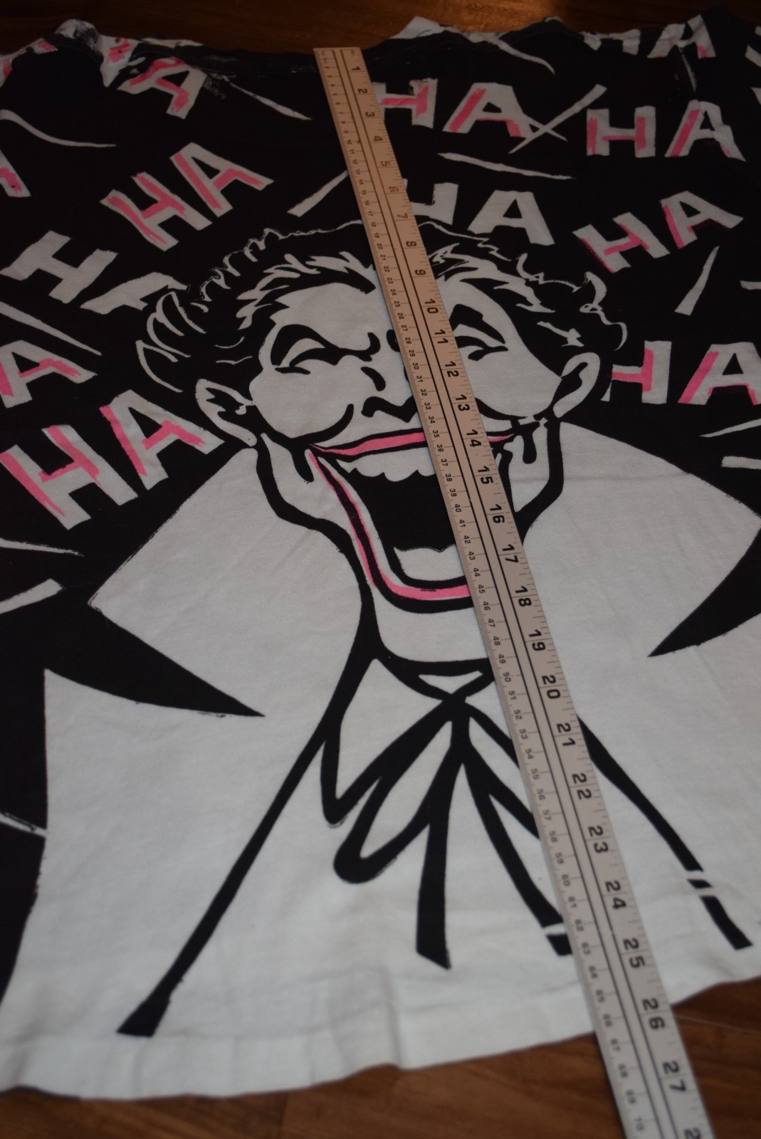 Joker All Over Print vtg Batman Single Stitch t shirt AOP XL Short Boxy L/XL Lg gallery