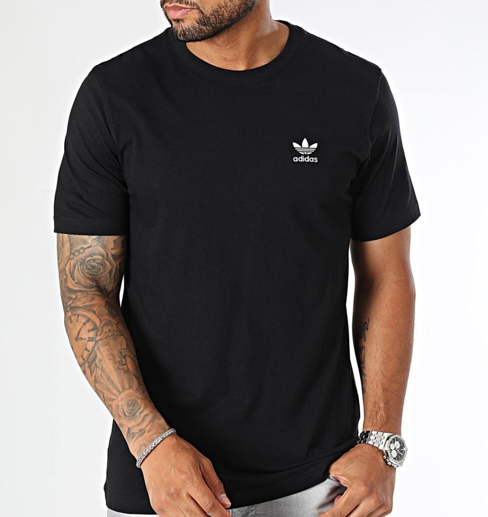 NEW MENS ADIDAS ORIGINALS ESSENTIALS TREFOIL TEE SHIRT~SIZE LARGE #IR9690 gallery