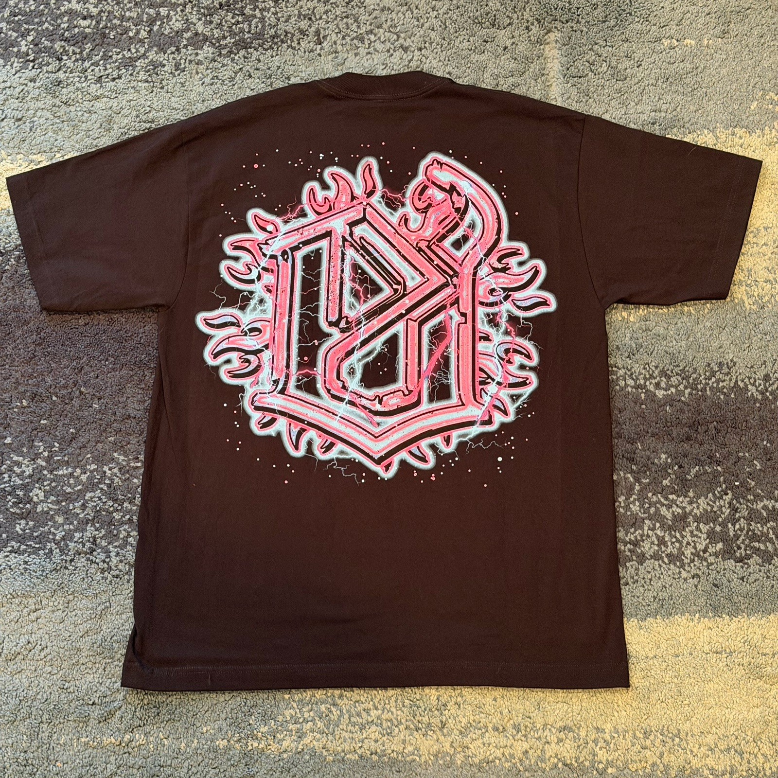 Evil Vice Neon Punk Black T-Shirt Men’s Large Streetwear Grunge Hype Urban gallery