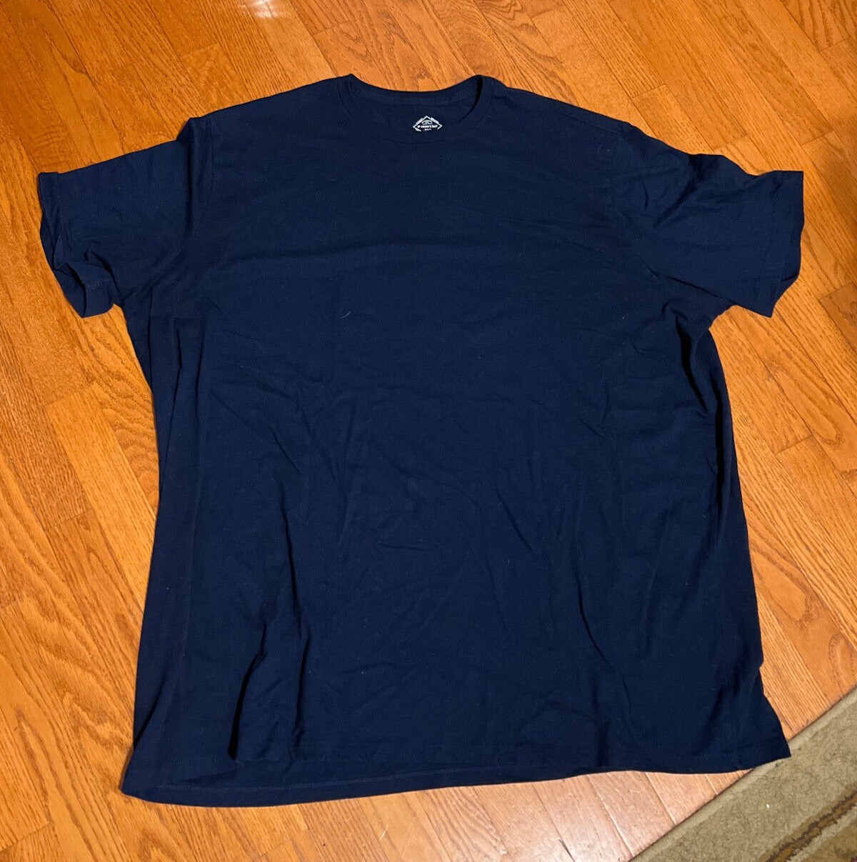 St John's Bay Quick-Dri Easy-Care Navy Blue Tee Shirt Men's 4XLT ~ EUC gallery