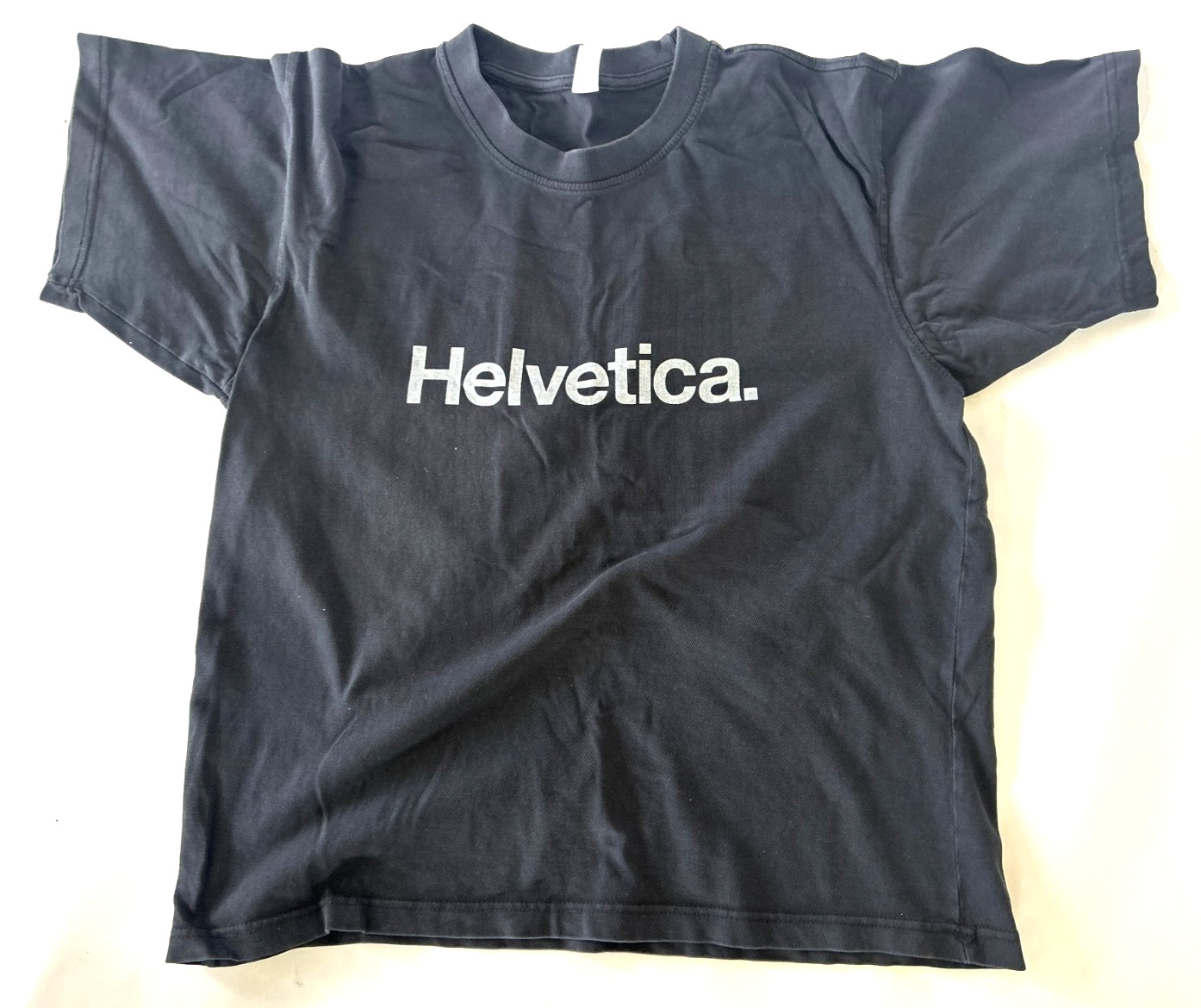 Helvetica Men's T Shirt size L excellent quality Heavy Duty NEW gallery