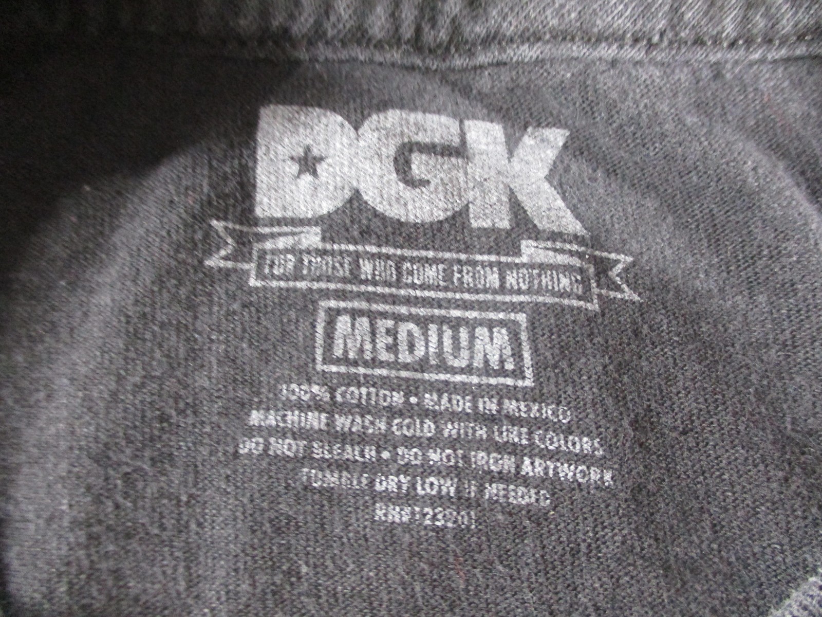 DGK The Sandlot Shirt Mens Medium Black All Day Everyday Graphic Tee gallery