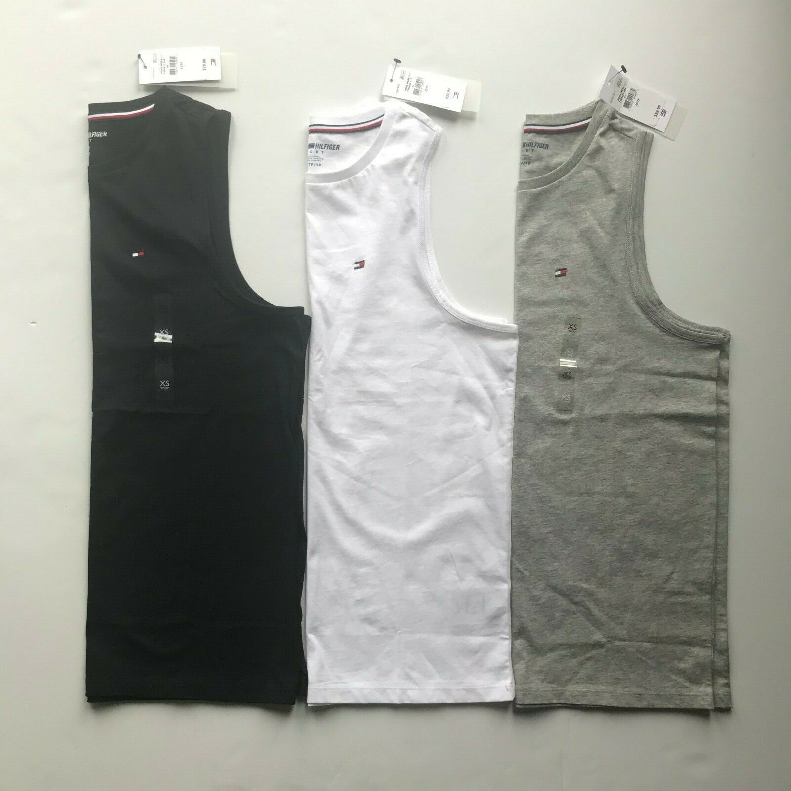 NWT Tommy Hilfiger Sport Men's Muscle Essential Logo Lounge Tank Top All Sizes gallery