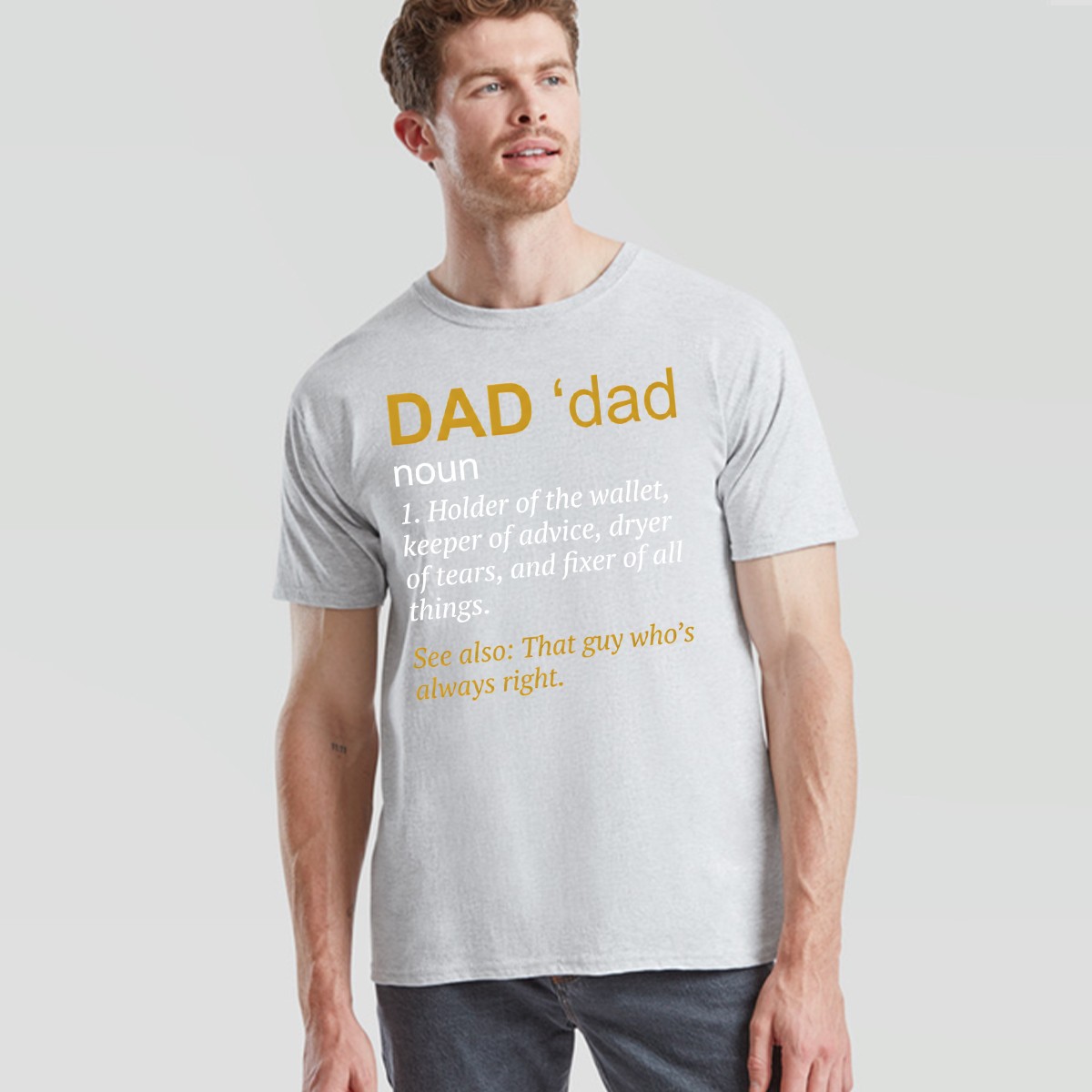 Fathers Day Mens T Shirt A Daughters First Love Daddy Definition Graphic Tee gallery