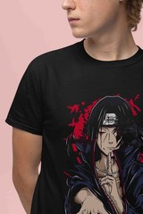 Naruto Shirt Itachi Uchiha Tshirt Sasuke T-Shirt Orochiru Anime Pain Unisex Tee