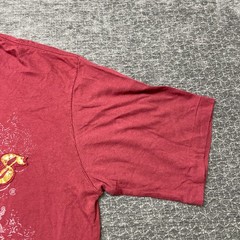 Dickies Authentic T Shirt Mens Large Burgundy Cotton Non Stretch Graphic Print