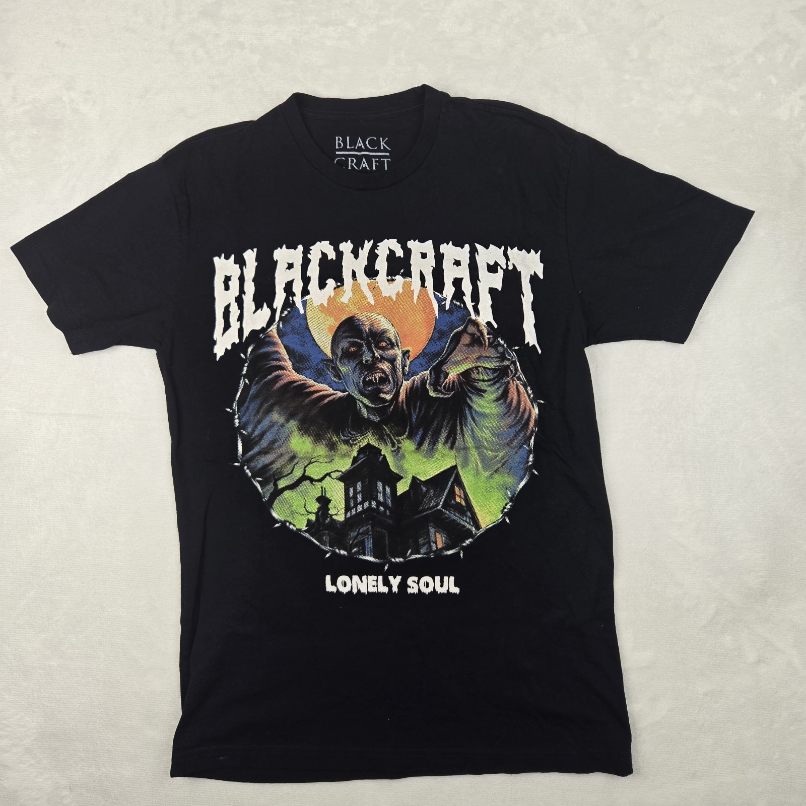 Blackcraft Cult Mens Nosferatu Vampire Black Short Sleeve Cotton T Shirt Size S gallery