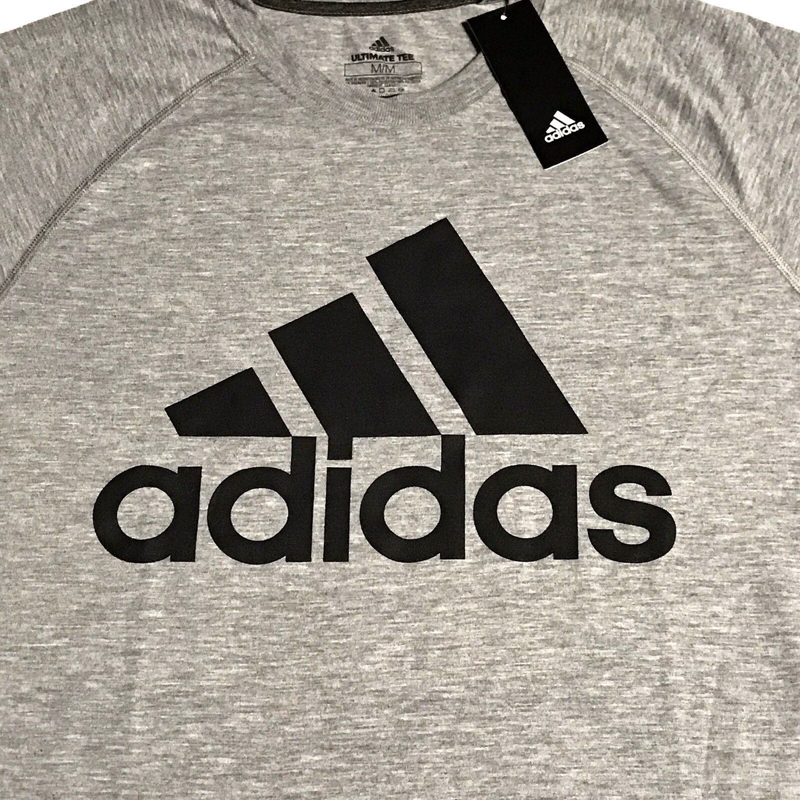 Adidas Men's Ultimate Graphic T-Shirt Size M-XL Black Navy Blue White Gray gallery