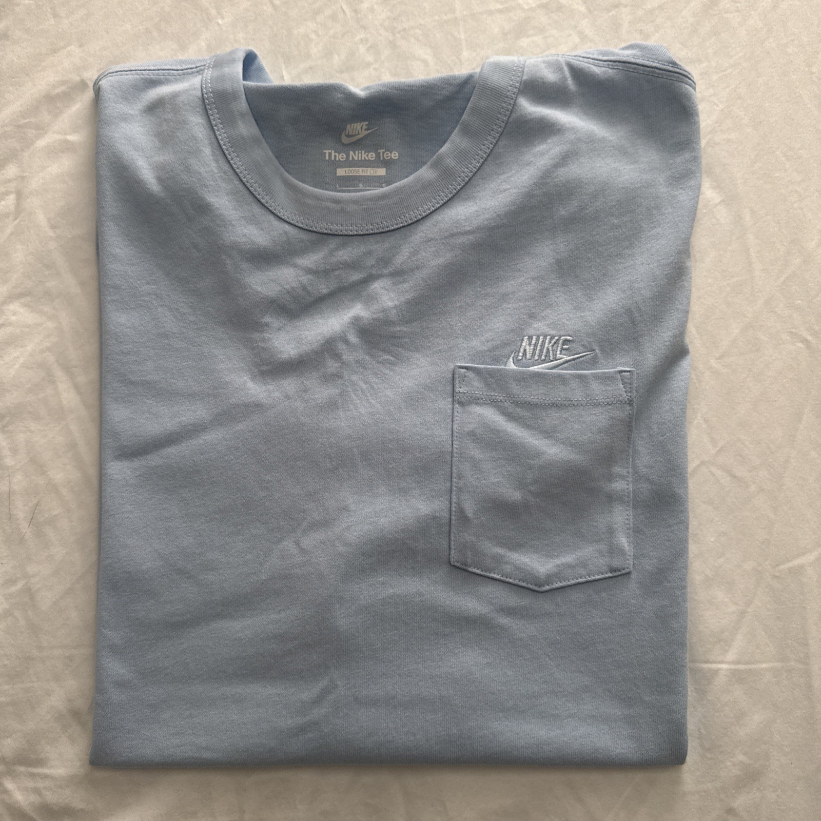 Nike Men’s Heavyweight Pocket Tee - Sky Blue - Size Large - NWT gallery