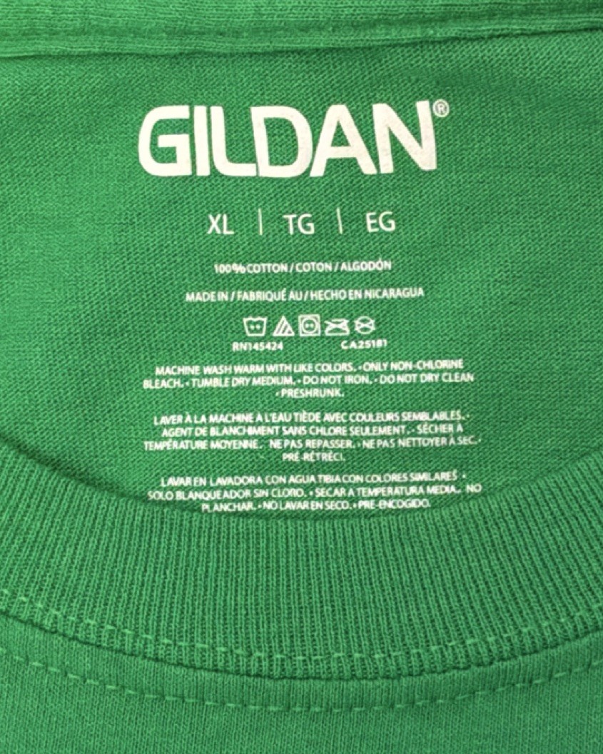 Gildan XL Green Cotton T-Shirt Minnie Mouse Graphic Print Crew Neck Short Sleeve gallery
