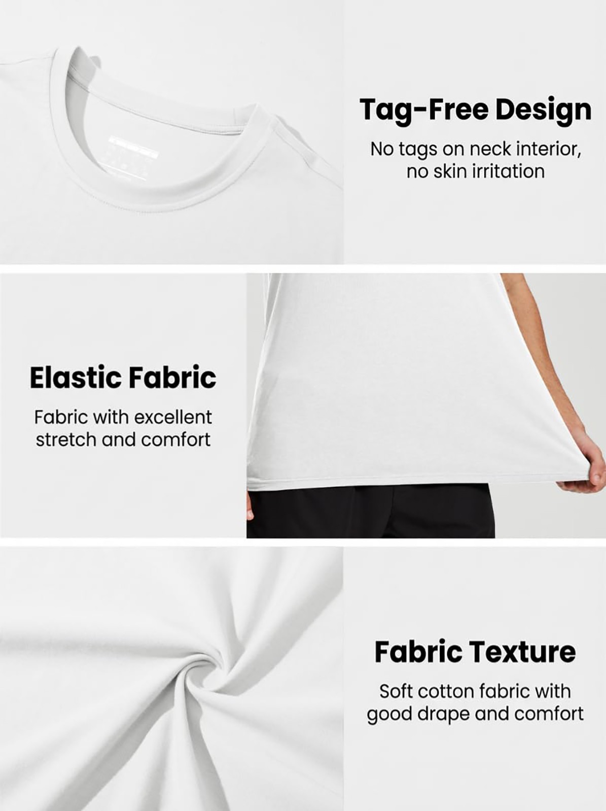 Mens UPF 50+ Tank Top Moisture Wicking Summer Sleevless Workout Gym Mucsle Shirt gallery