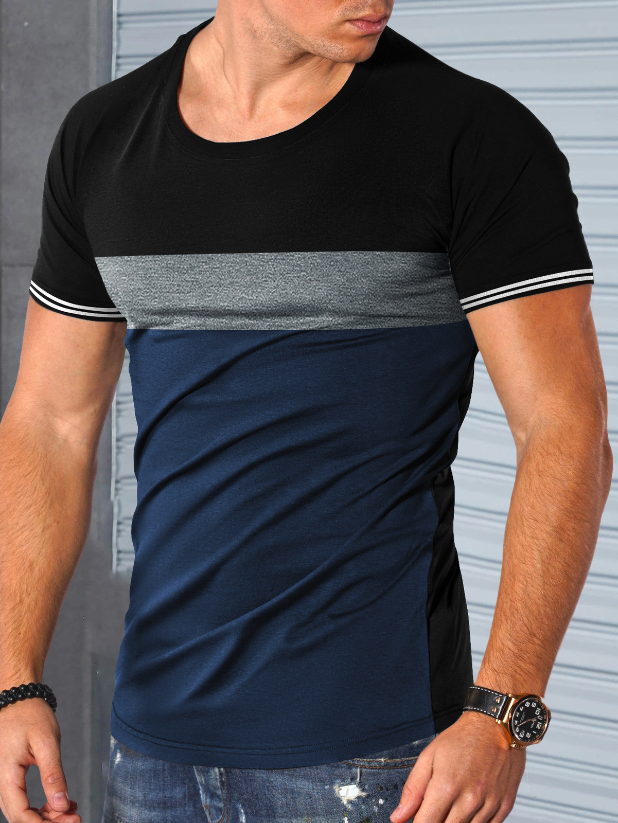 Men's Short Sleeve T-Shirt Classic Casual Slim Round Neck Shirts gallery