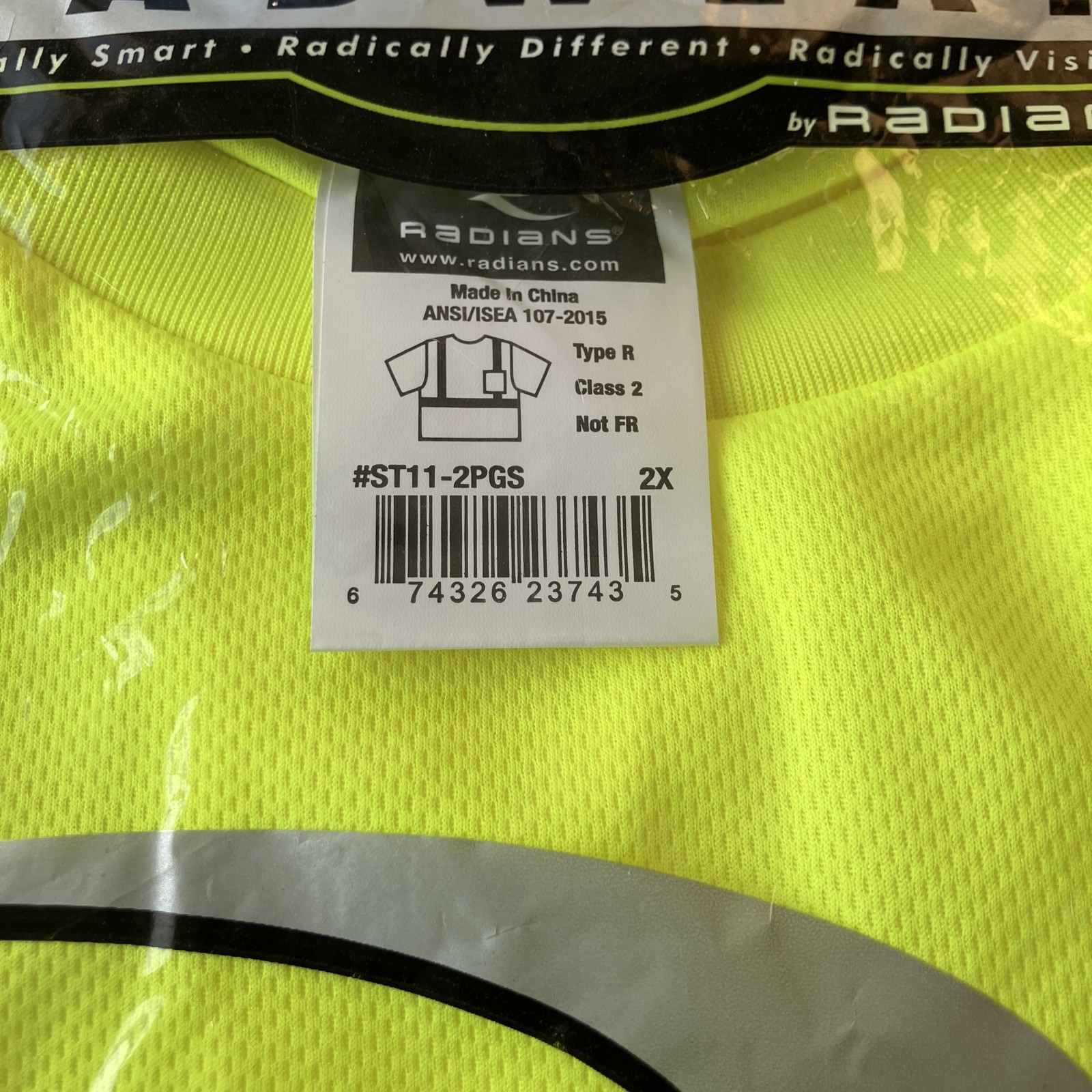 High Visibility Class 2 Hi Vis Reflective Road Work Construction Safety Shirt 2x gallery