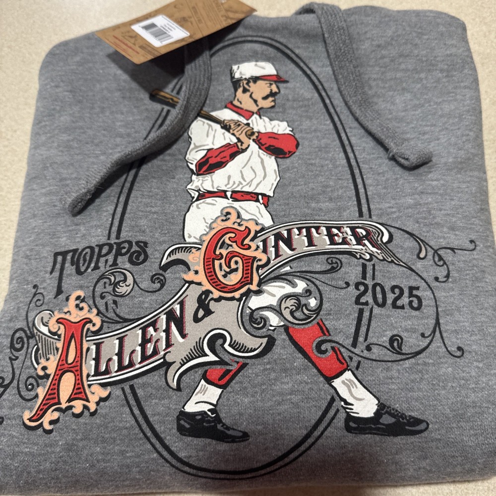 2025 Topps Allen & Ginter Mitchell & Ness HOODIE Size Small