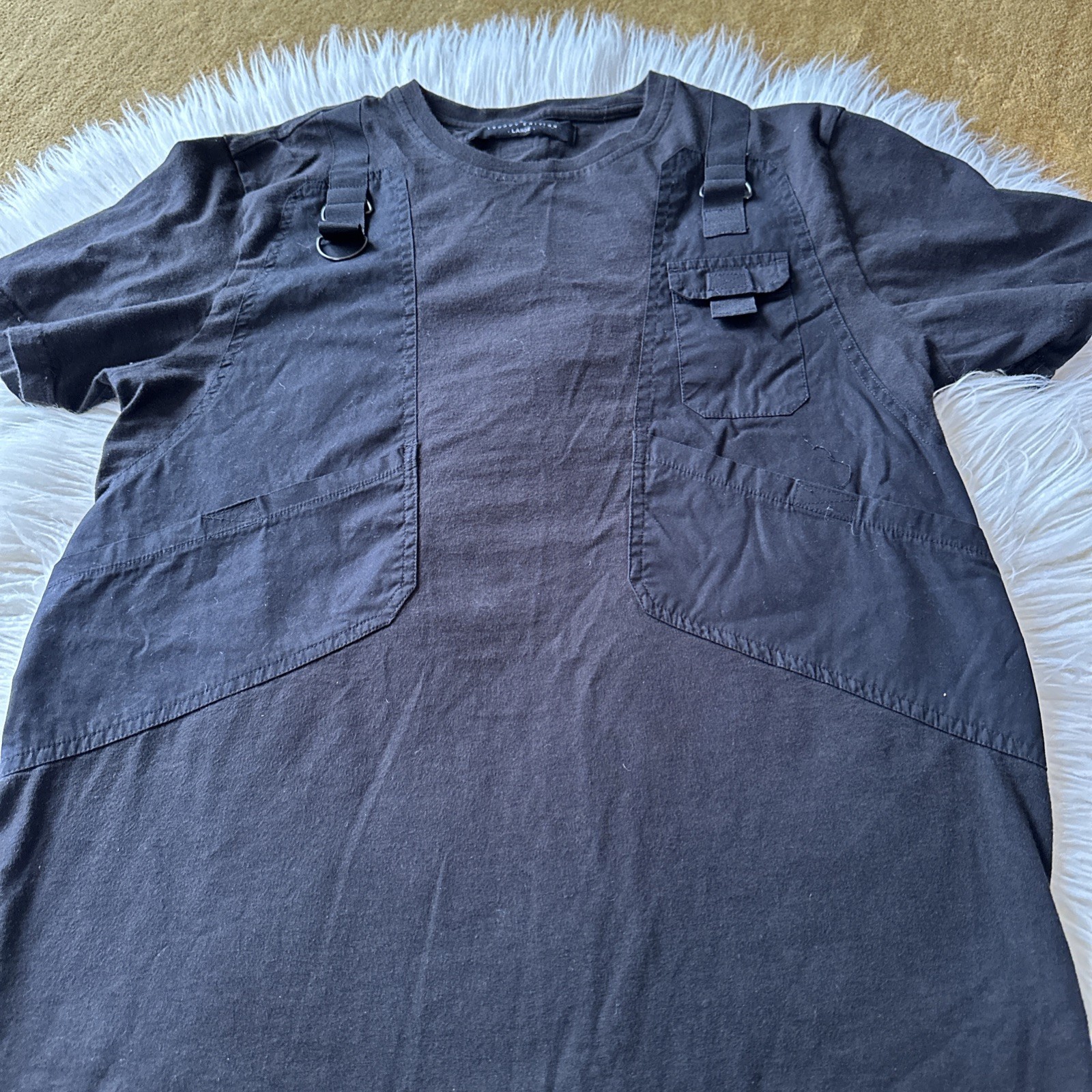 Jordan Craig T-Shirt Mens Large Legacy Edition Black Buckle & Pockets Accents gallery