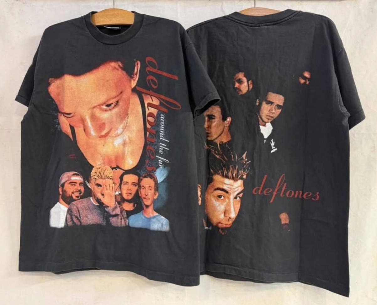 Deftones "Around The Fur" Vintage 90s Band Size XL Single Stitch T-Shirt REPRINT gallery