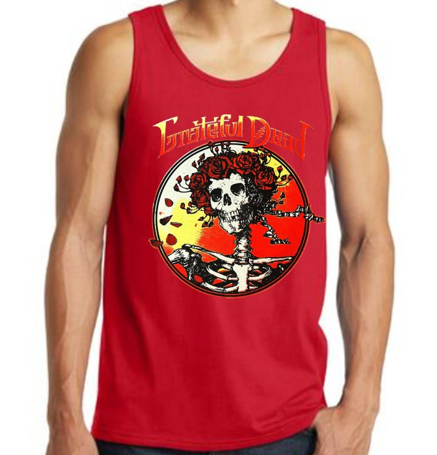 Grateful Dead Rock Band Men's Tank Top (Multiple Colors) gallery