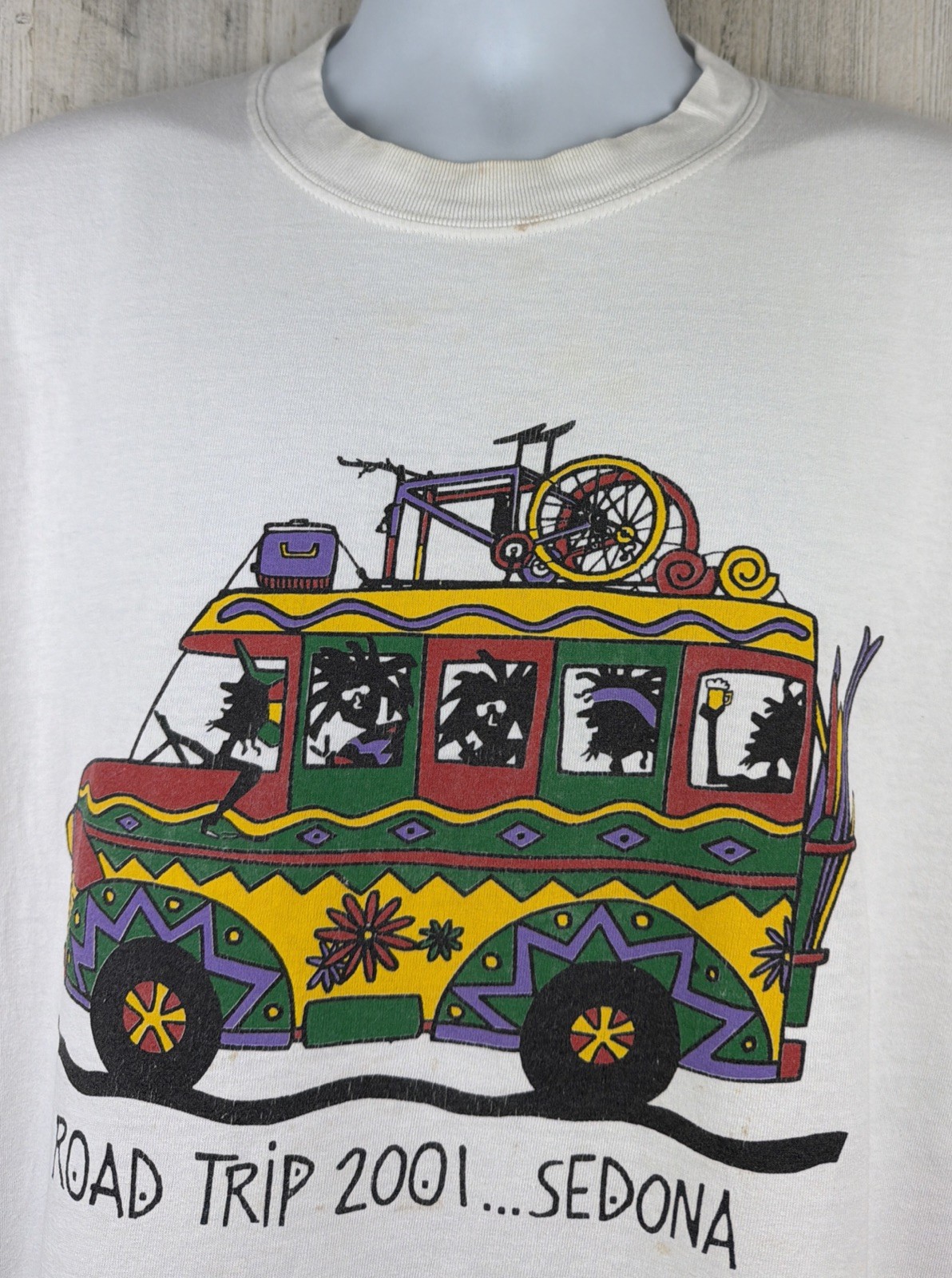Vintage Road Trip Sedona Arizona Distressed T-Shirt XL (23”x29”) gallery