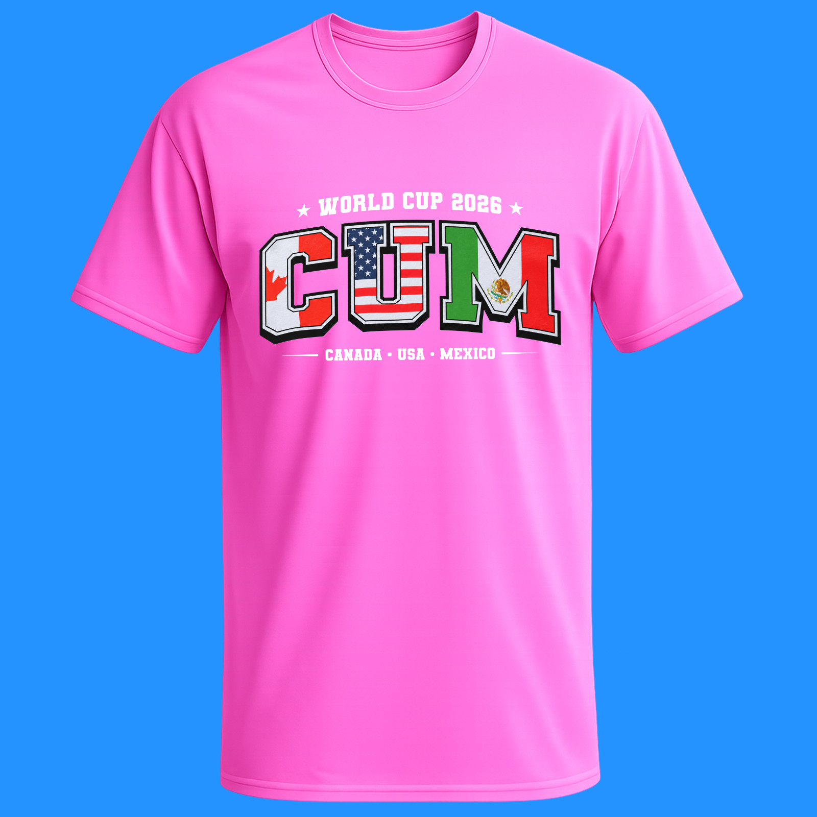 C.U.M Canada United States Mexico world cup fan graphic shirt 2026 gallery