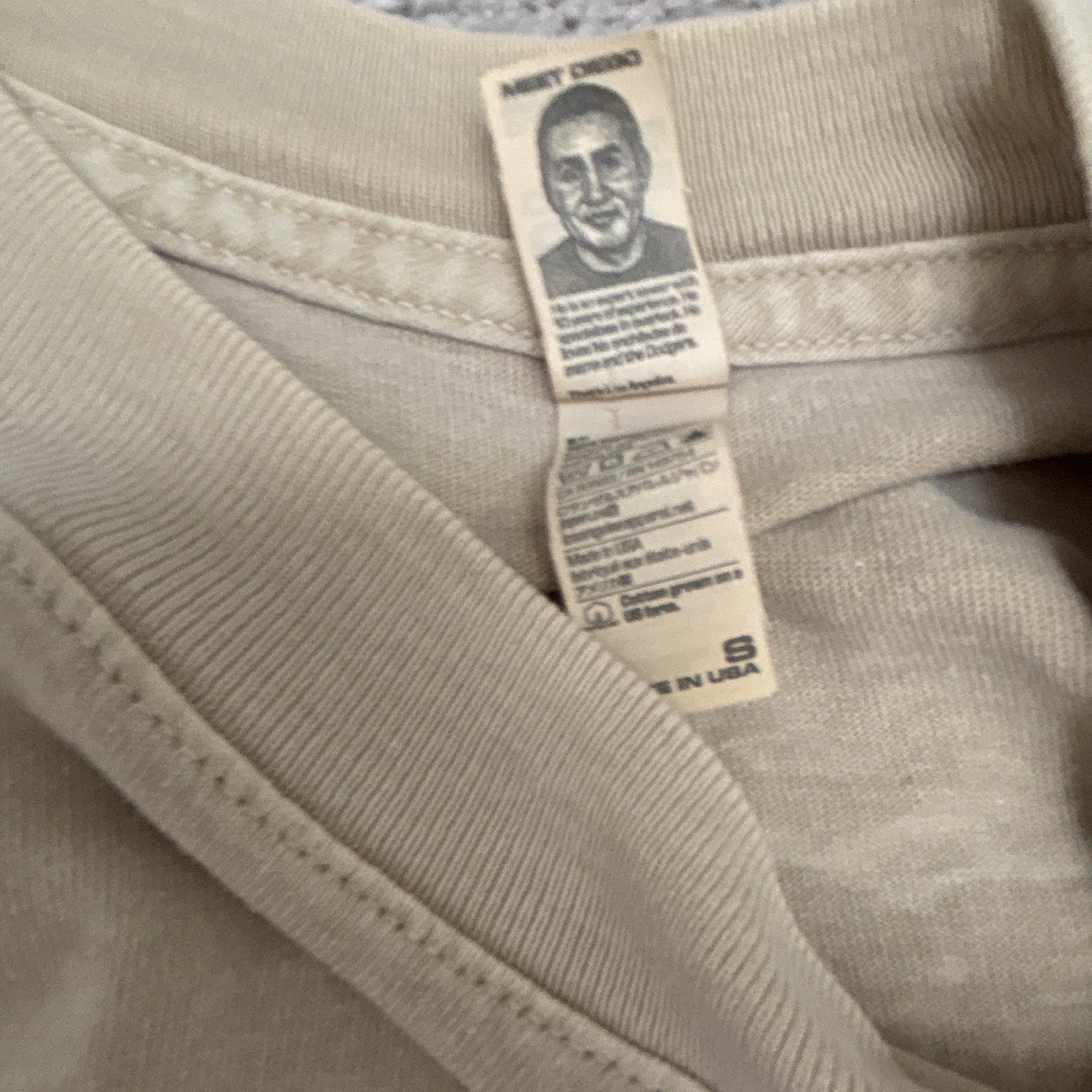 Next Level Beige Men’s Small T-Shirt FREE SHIPPING gallery