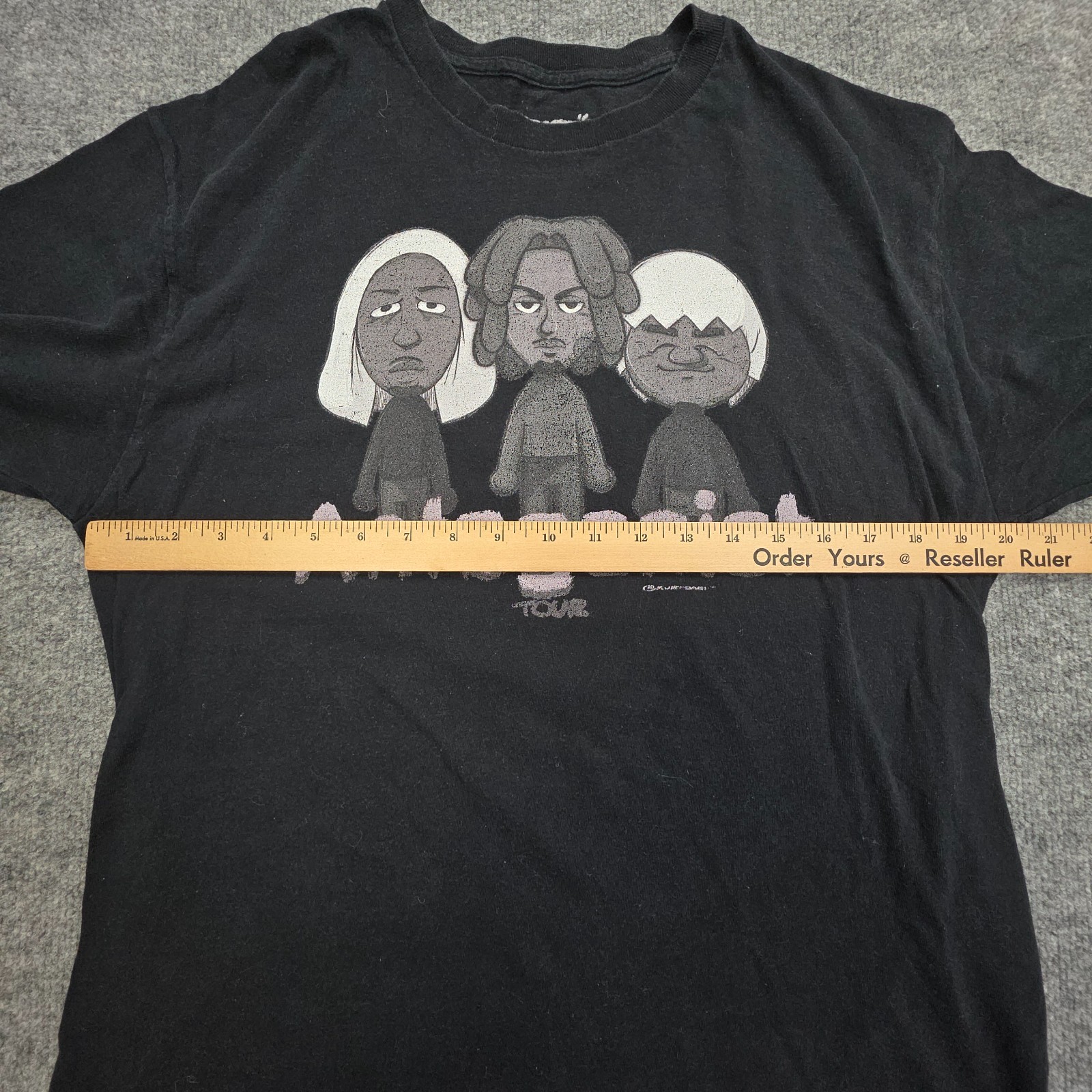 Playboi Carti Antagonist Tour T-Shirt Size Large Black Graphic 2023 Rap Tee gallery