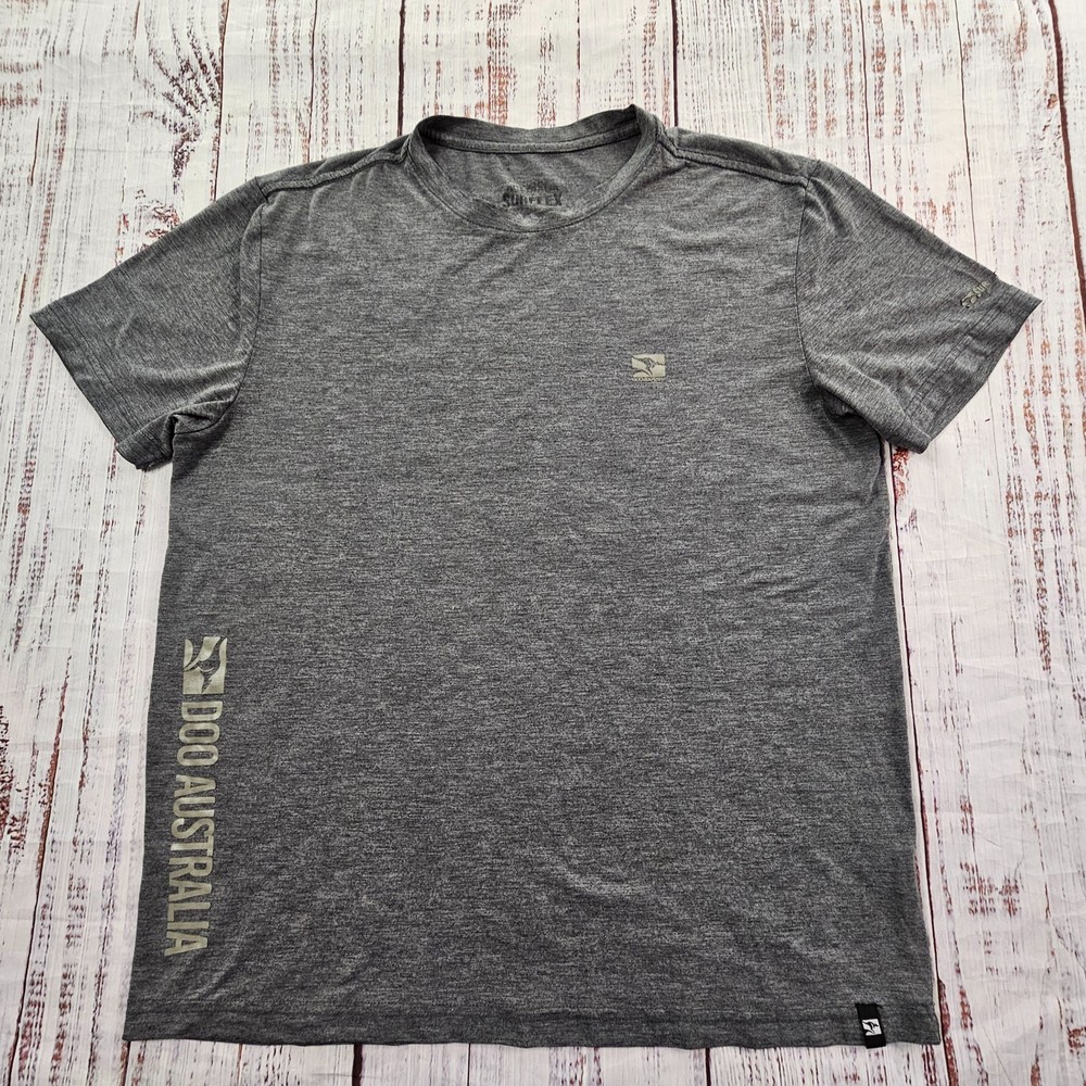 Doo Australia Surflex Gray Polyester Blend T-Shirt Men’s M