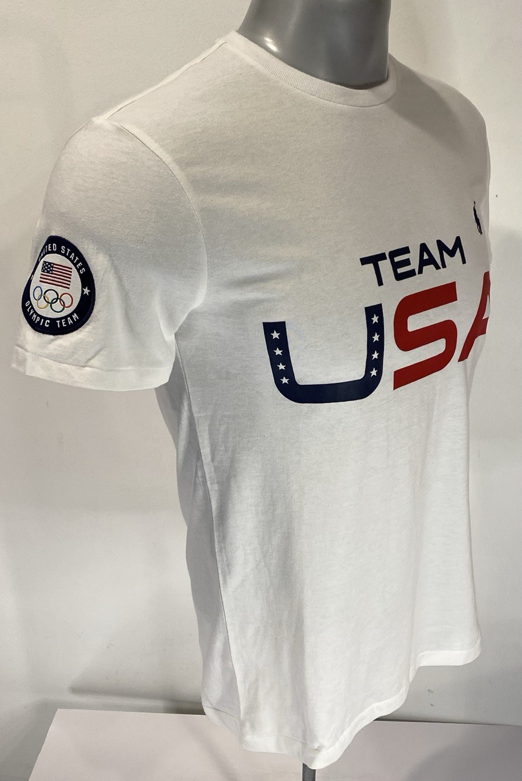 Polo Ralph Lauren NWT S Small T-Shirt Team USA Olympics White New gallery