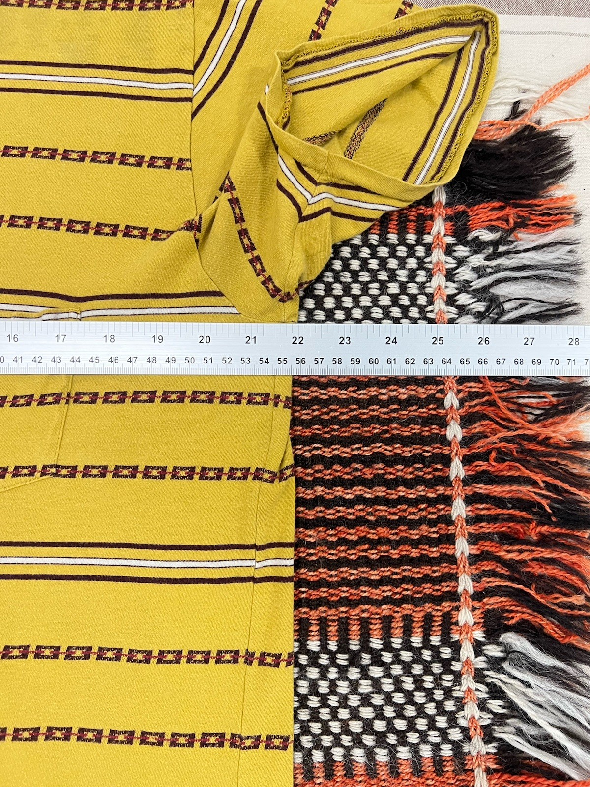 LVC T-Shirt L Levi's Vintage Clothing Casuals Chain Stripe Mustard Yellow 2013 gallery