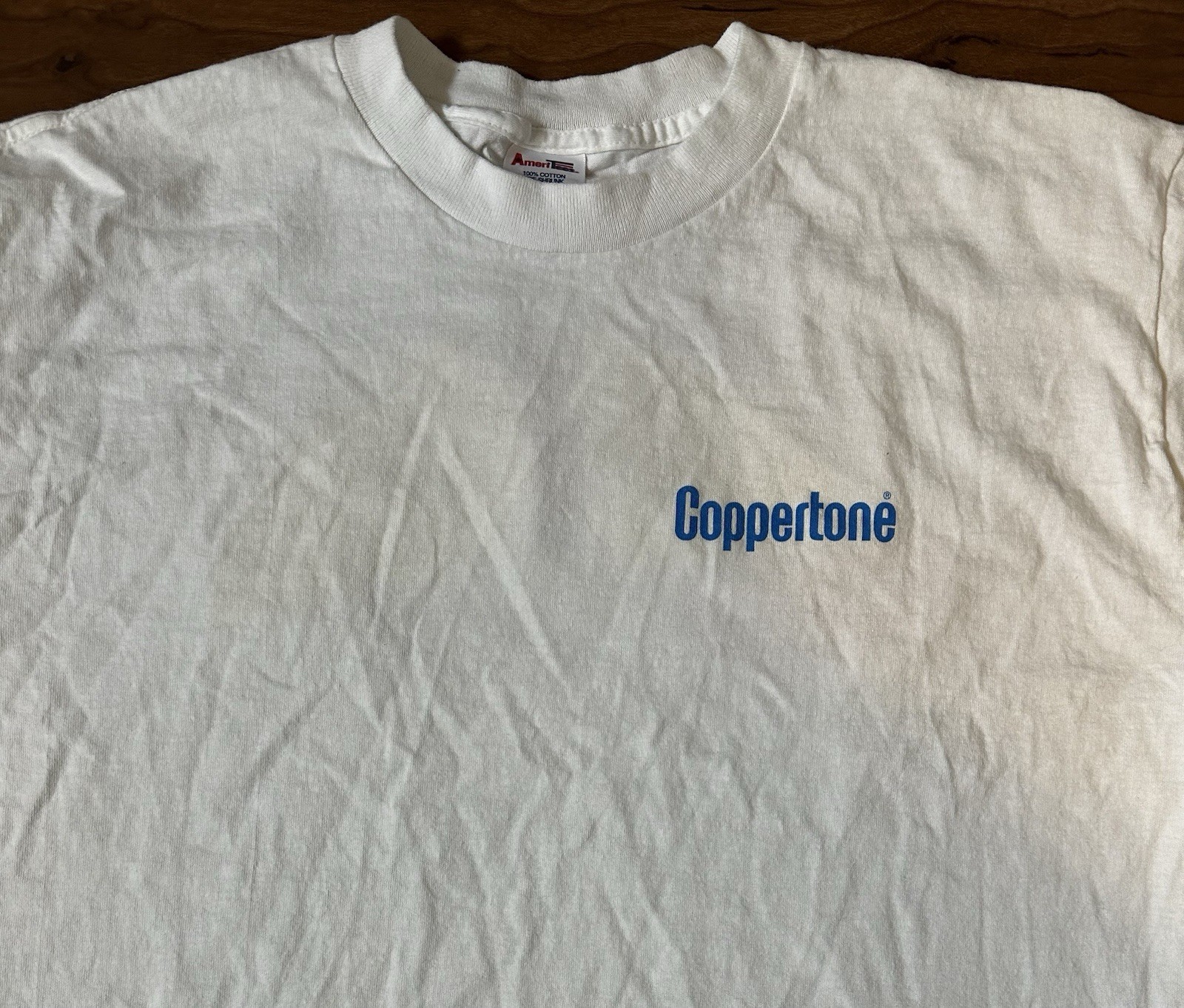 Vintage 90s Coppertone Sunscreen T-Shirt Mens XL Single Stitch Ad Promo USA Made gallery