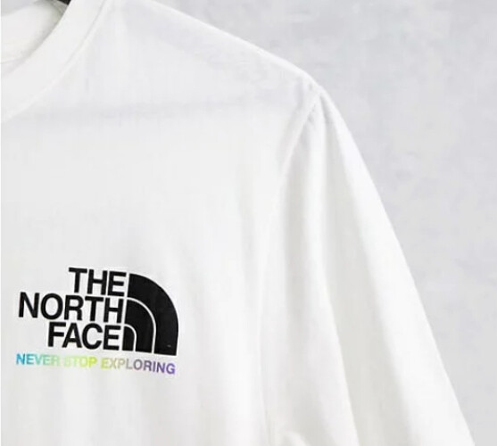 AUTHENTIC THE NORTH FACE DISTORED HALF DOME T SHIRT NF0A5IVFFN4 gallery