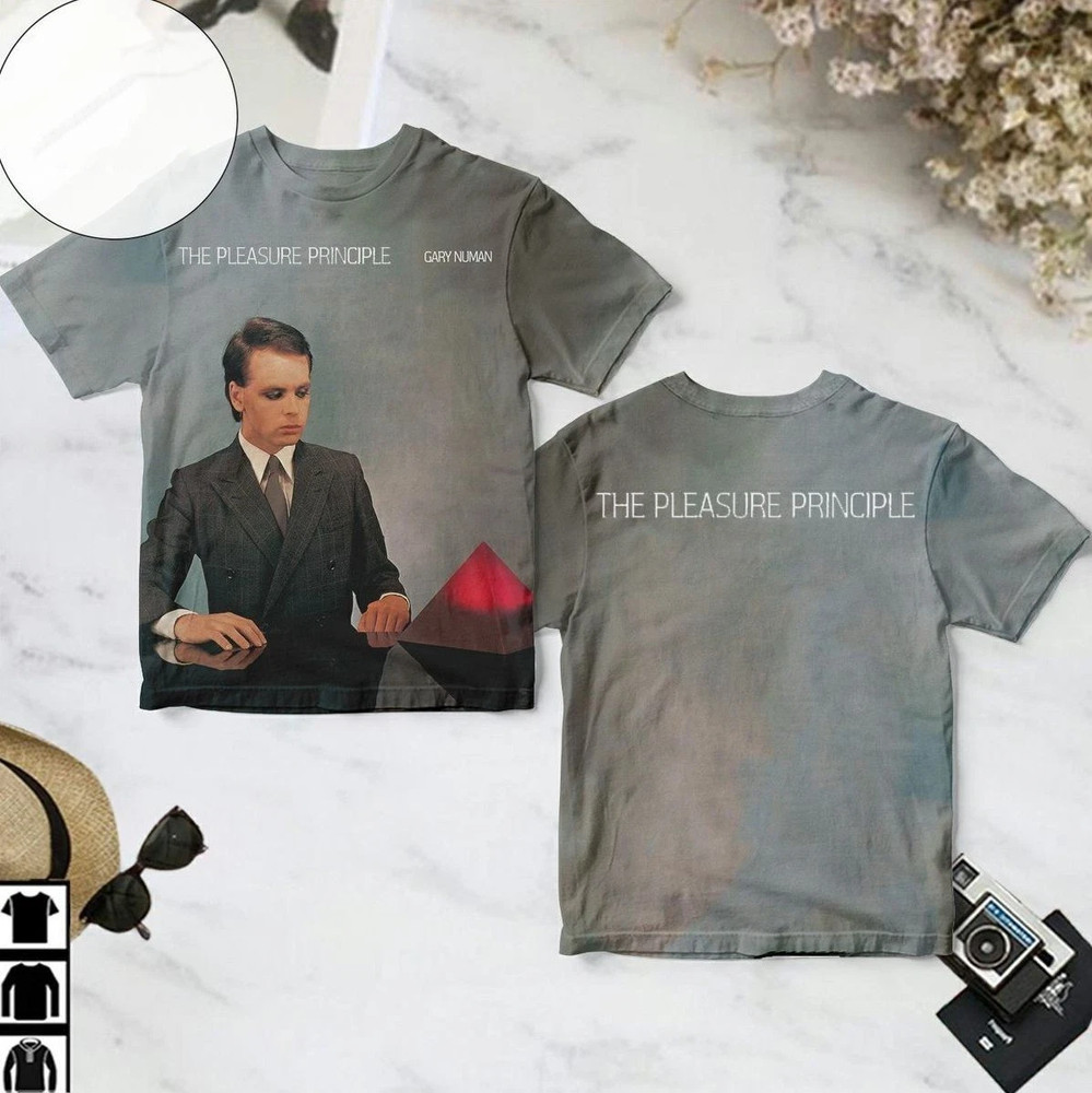 New Gary Numan The Pleasure Principle Album 3D T-shirt S to 5XL GG202 FREE SHIP