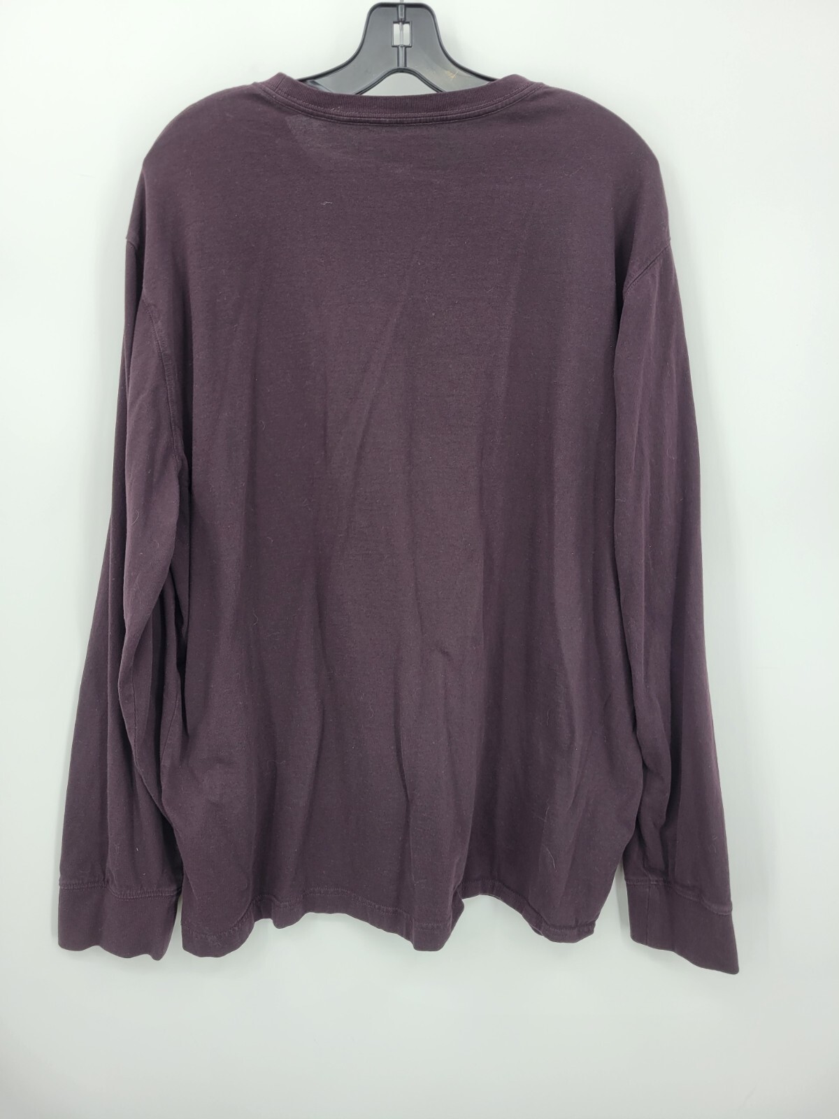 Eddie Bauer Shirt Mens XL Brown Crew Neck Long Sleeve Casual Outdoor Cotton gallery