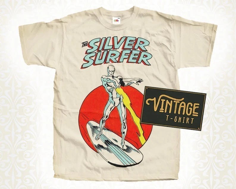 The Silver Surfer V1 – TShirt Vintage Reprint All Size S-5XL