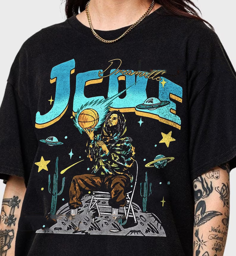 J Cole Dreamville Unisex Softstyle T Shirt Many Colors Full Size S-5XL gallery