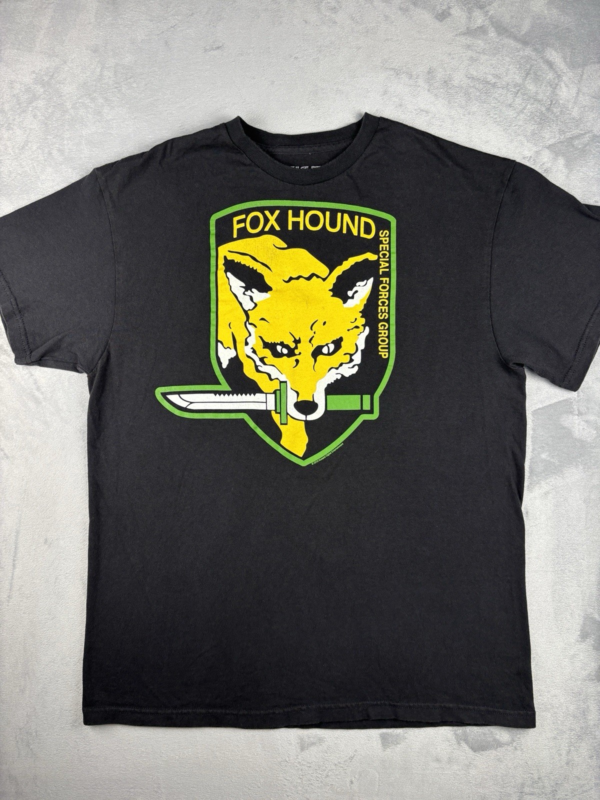 Vintage Metal Gear Solid FOXHOUND Promo T-Shirt Large Konami Gaming Tee gallery