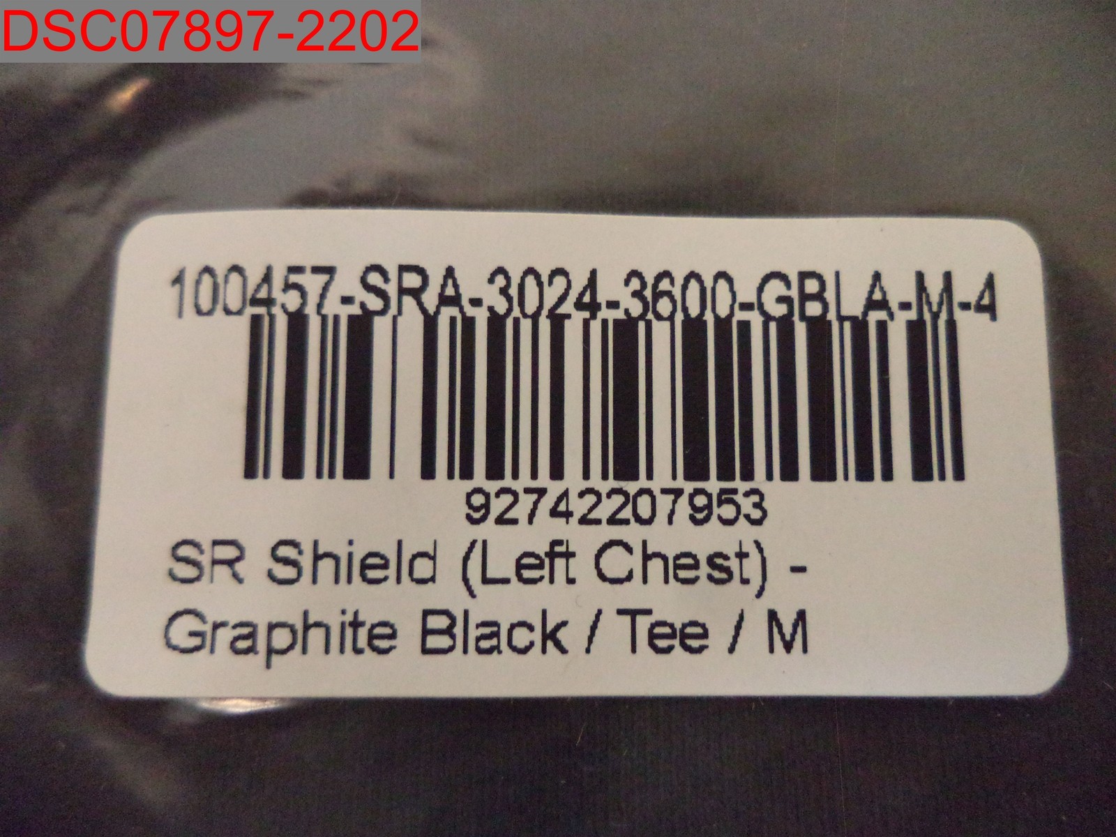 Shield Republic Men's Graphite Black SR Shield Logo T-Shirt, Size M 92742207953 gallery