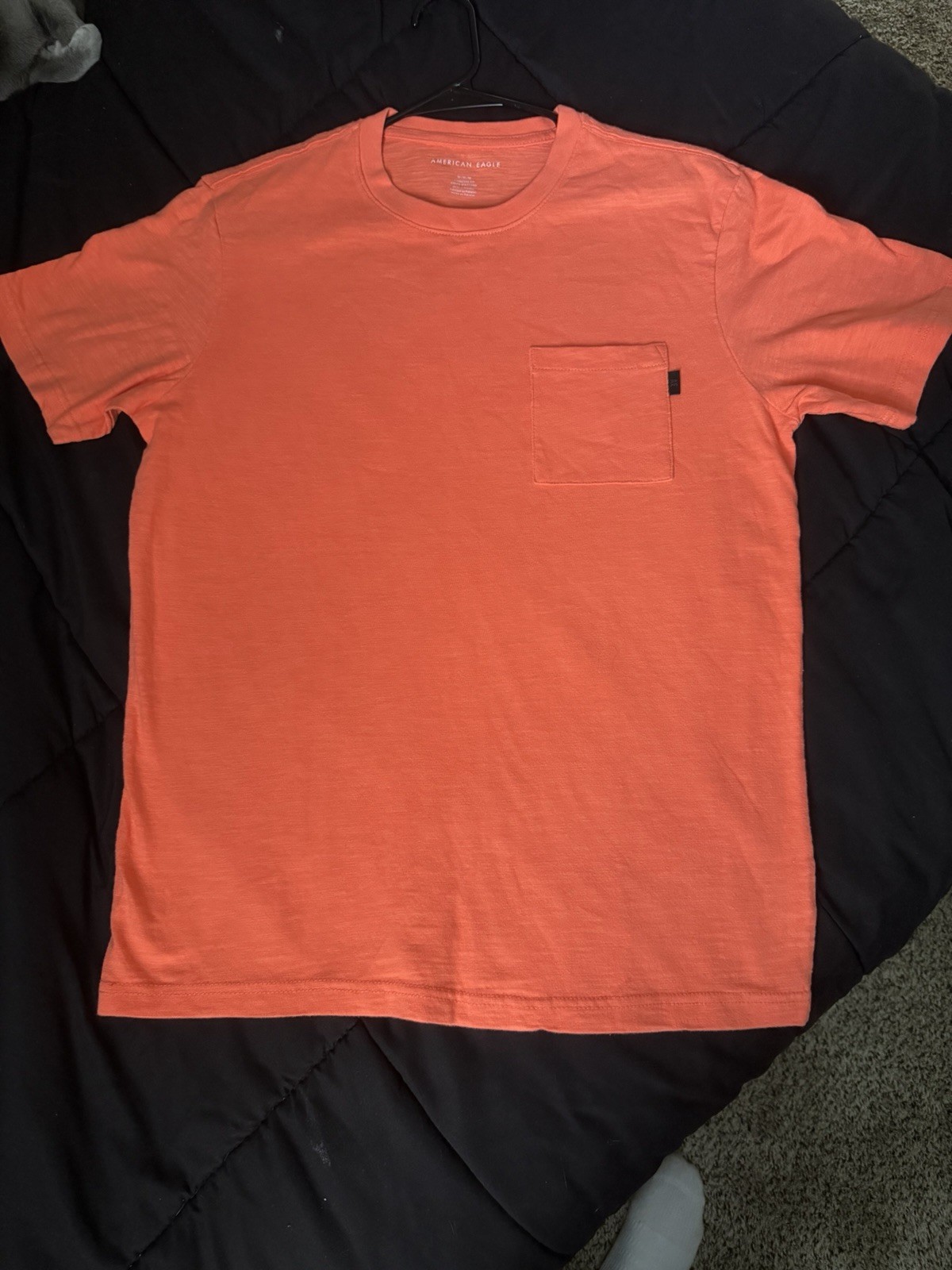 American Eagle Outfitters Men’s Short Sleeve T-Shirt Orange, Size Medium