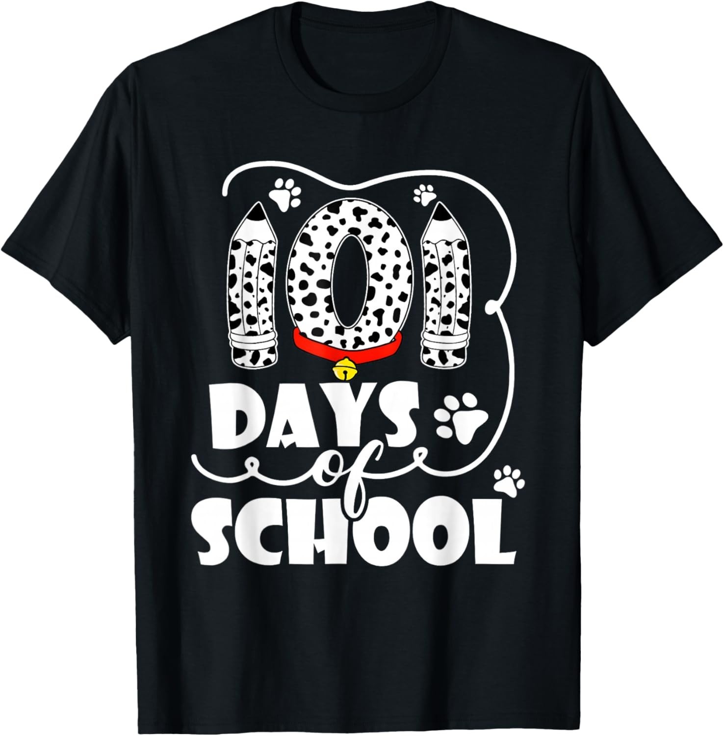 Happy 101 Days School Cute Dog 100 Days Smarter Student Kids T-Shirt