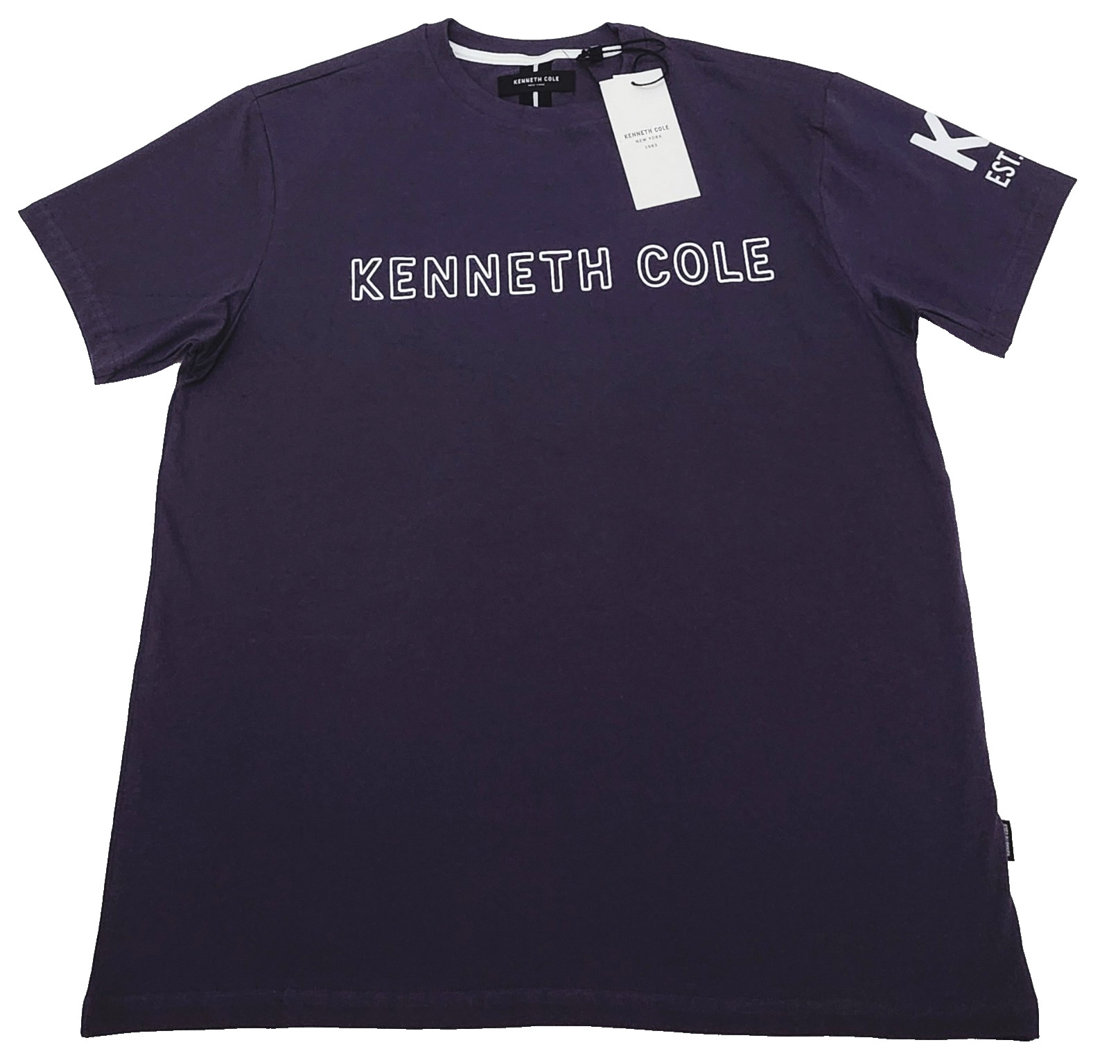 Kenneth Cole T-shirt Men’s Color Purple Size M (NEW ORIGINAL WITH TAGS)